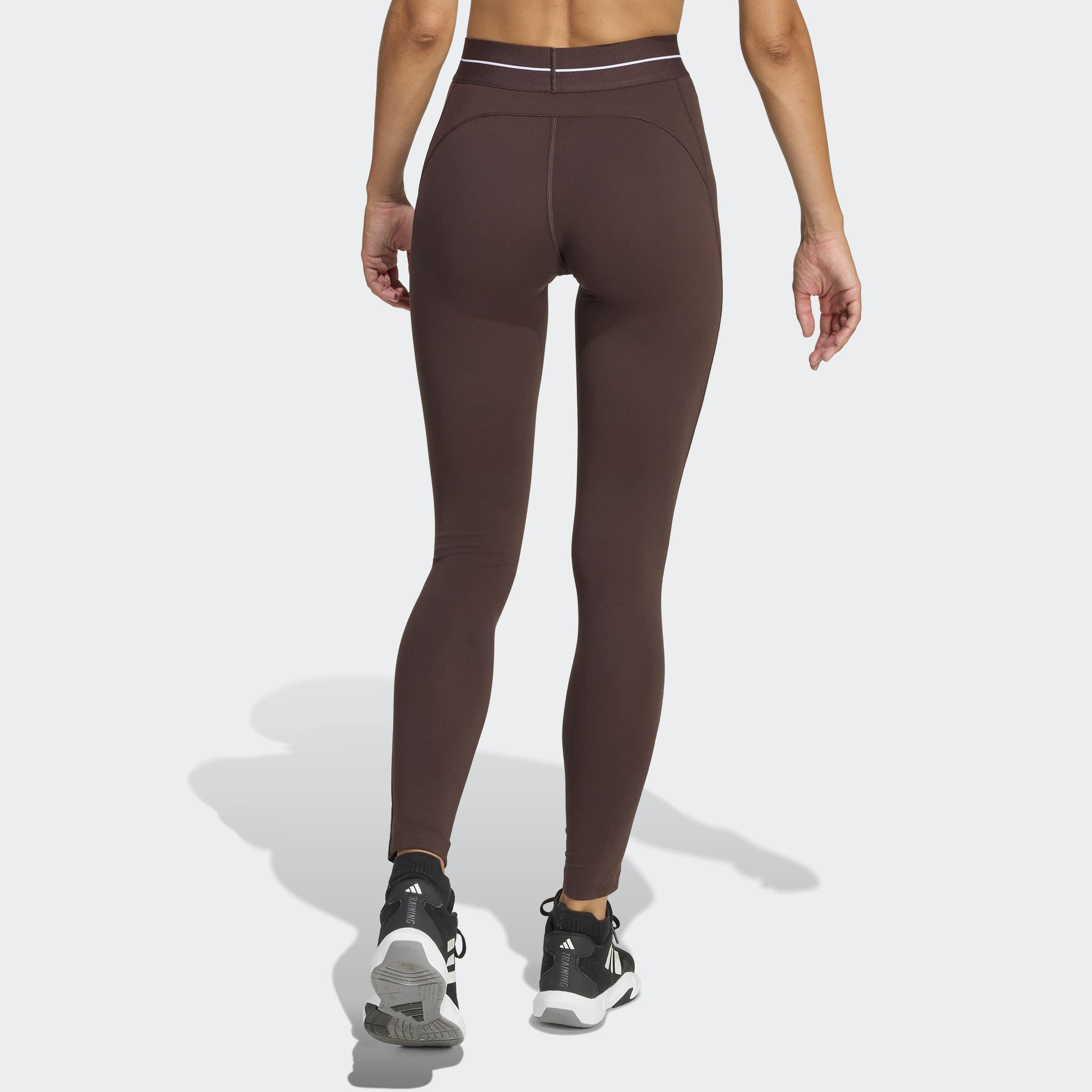 Hyperglam Full Length Leggings, Brown