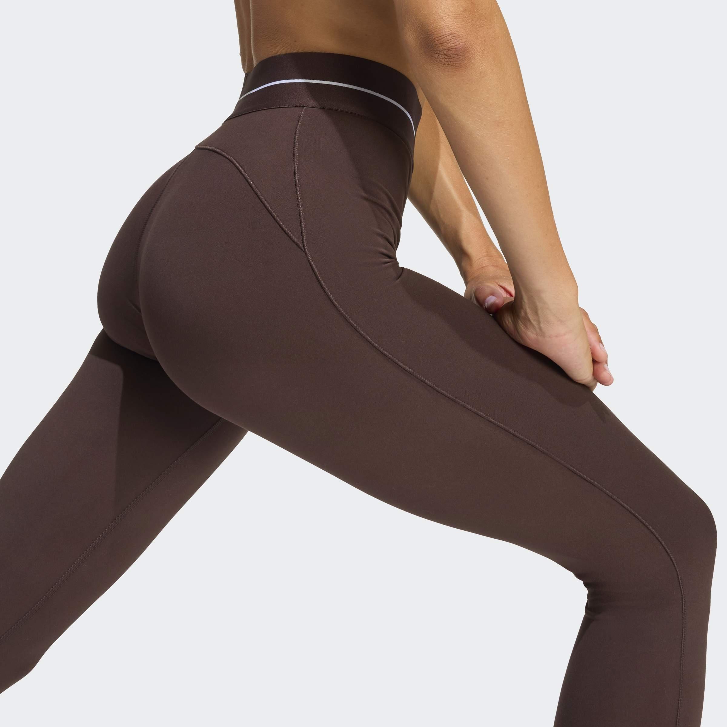 Hyperglam Full Length Leggings, Brown, A701_ONE, large image number 2