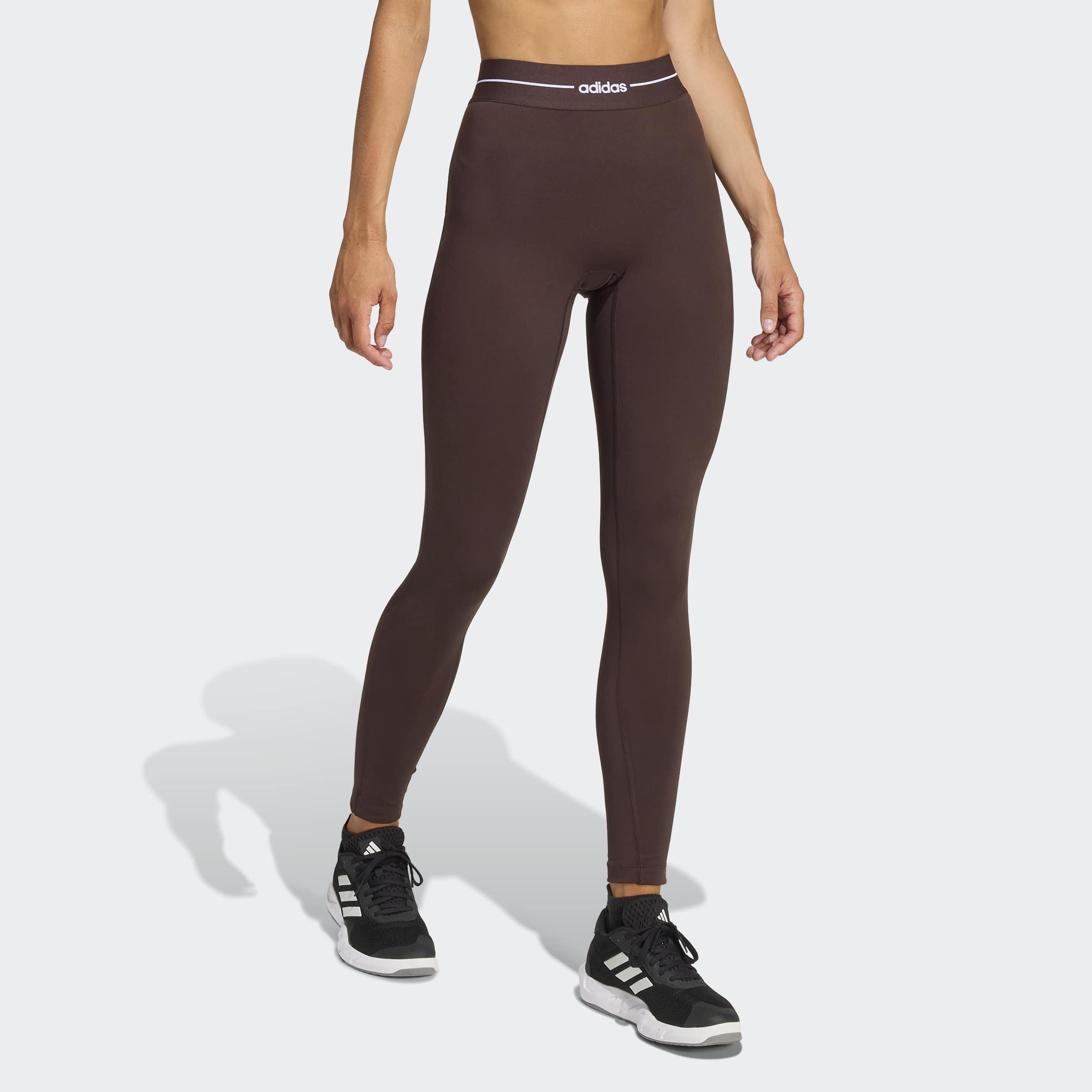 Hyperglam Full Length Leggings, Brown, A701_ONE, large image number 4