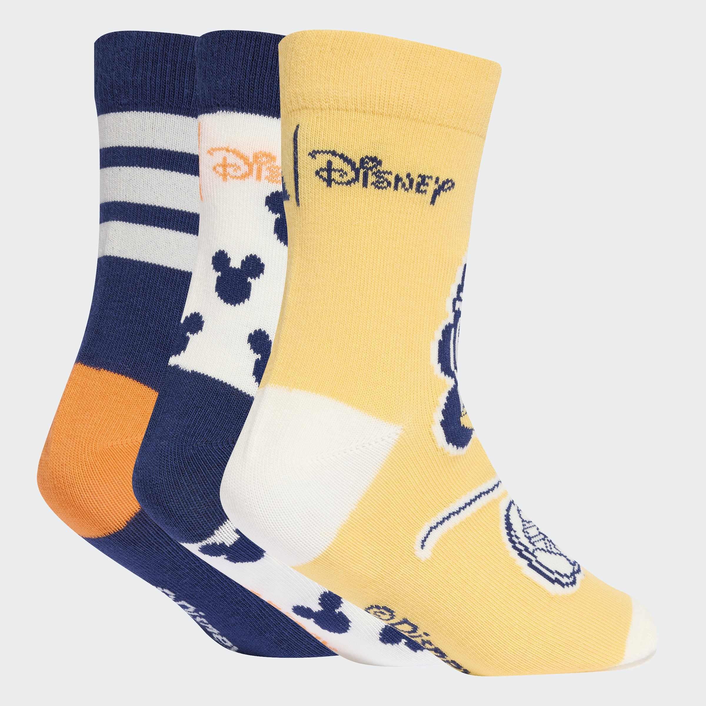 Kids Unisex Adidas Disney Mickey Mouse Socks, Blue, A701_ONE, medium