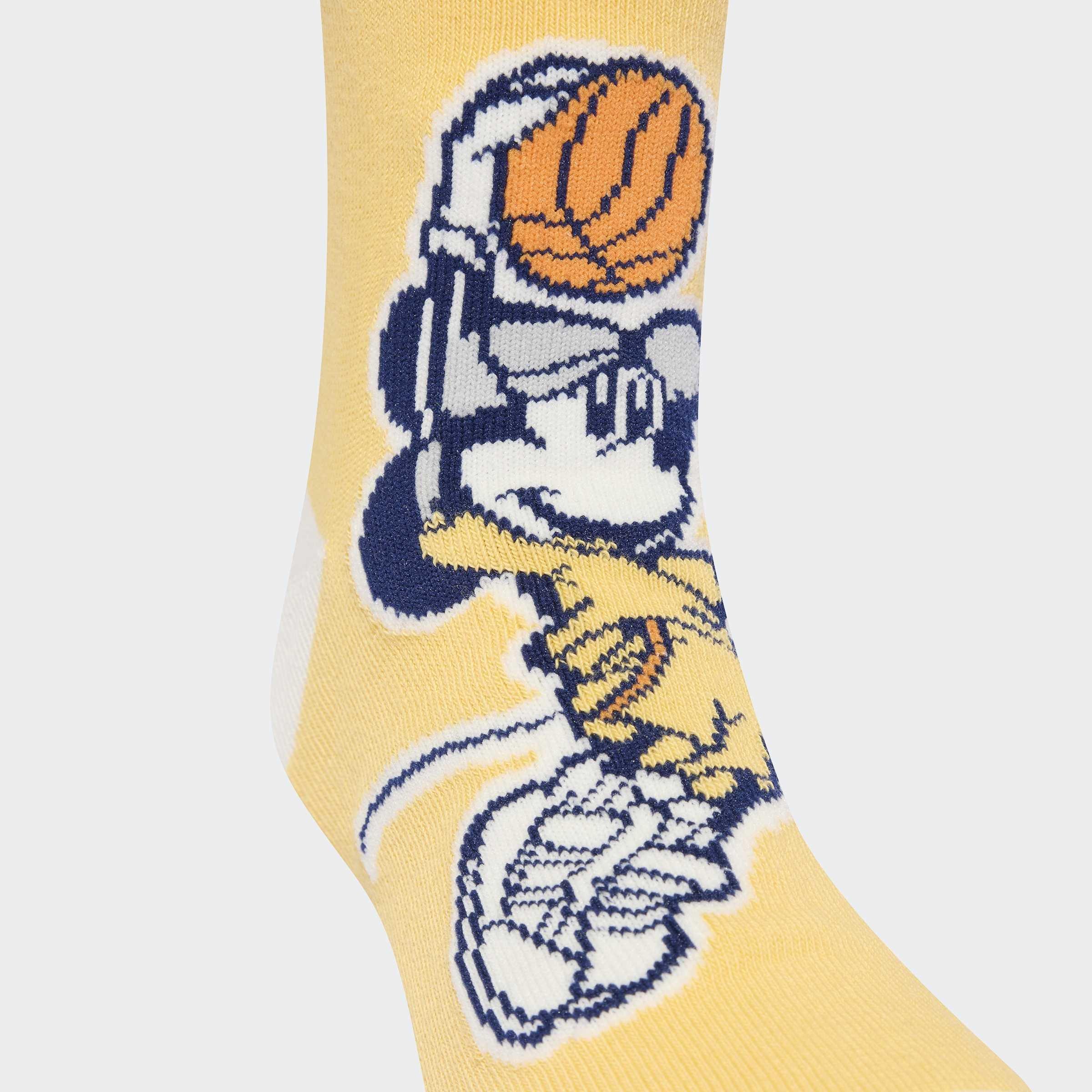 Kids Unisex Adidas Disney Mickey Mouse Socks, Blue, A701_ONE, medium