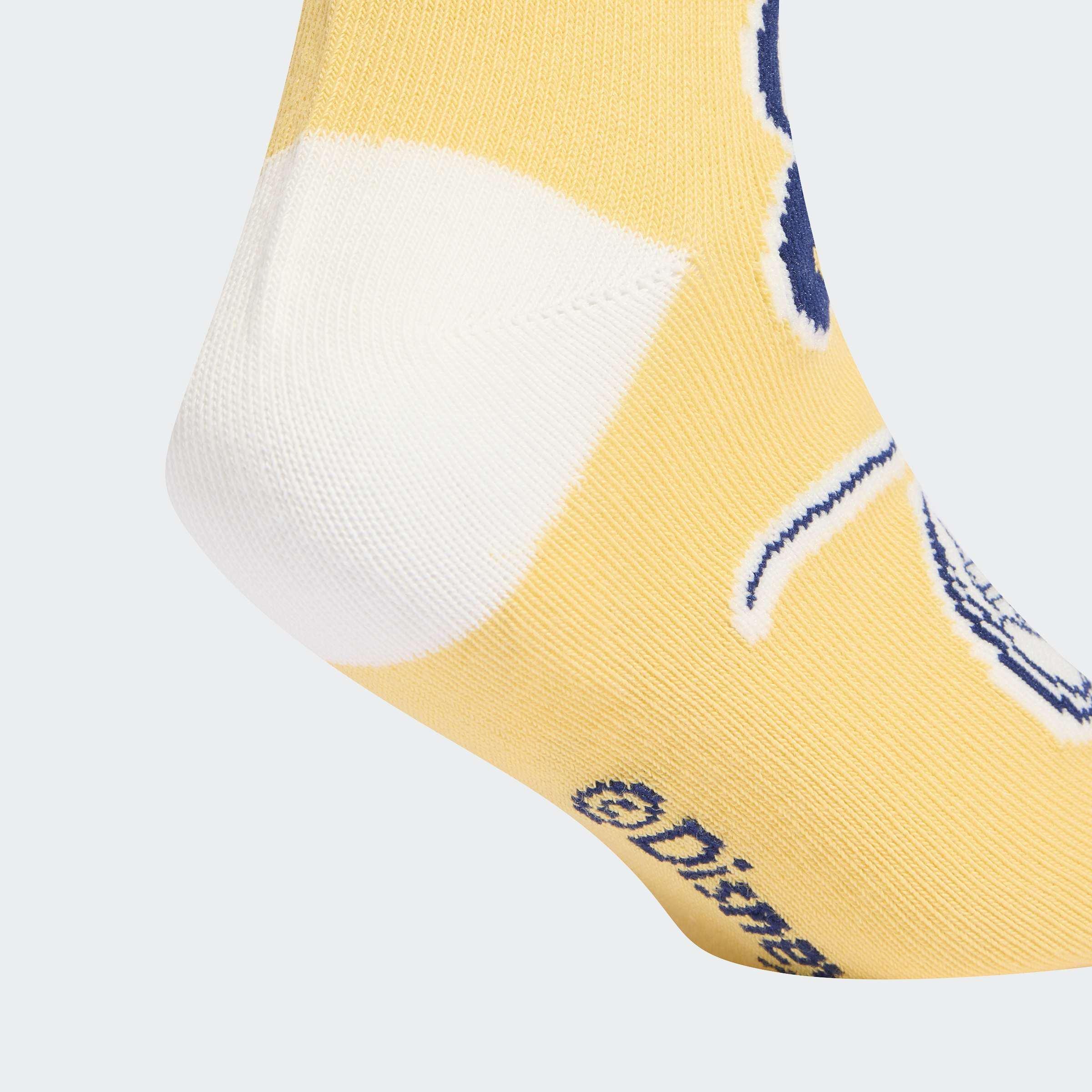 Kids Unisex Adidas Disney Mickey Mouse Socks, Blue, A701_ONE, large image number 2