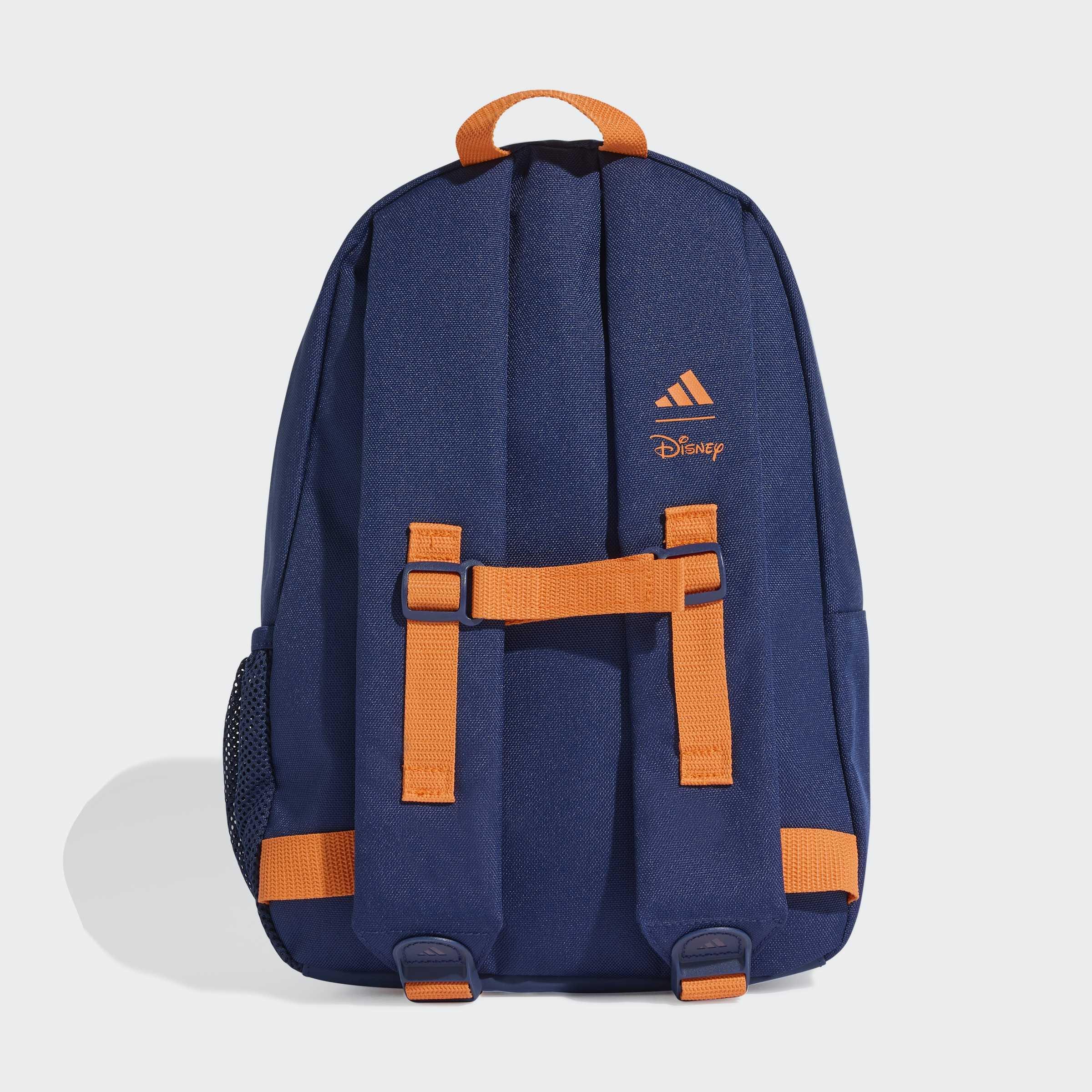 Kids Unisex Adidas Disney Mickey Mouse Backpack, Blue, A701_ONE, large image number 3