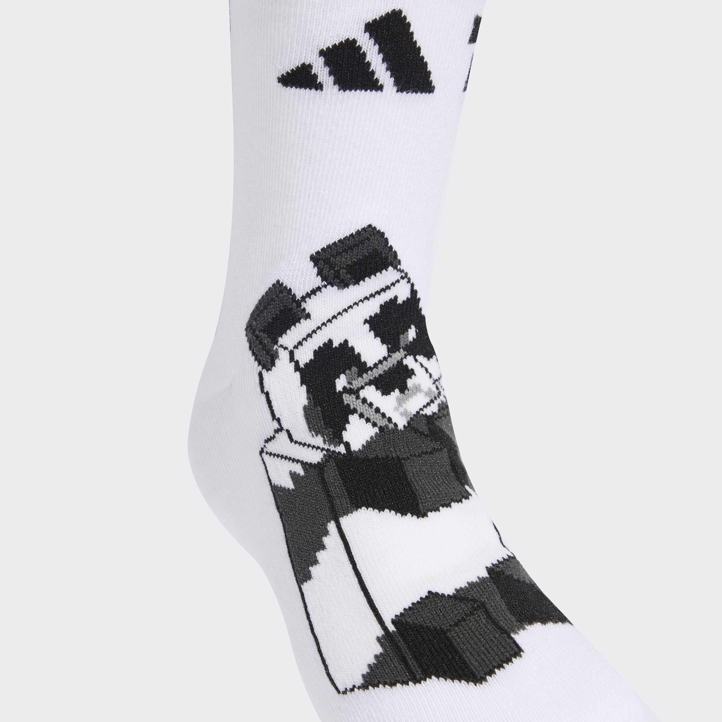 Kids Unisex Adidas Minecraft Socks, Green