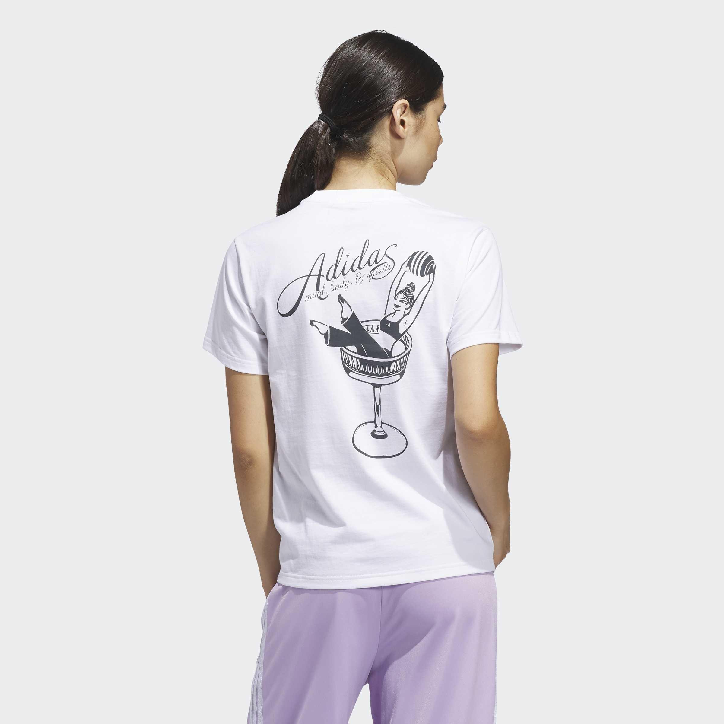 Mind Body & Spirit(S) Graphic T-Shirt, White, A701_ONE, medium