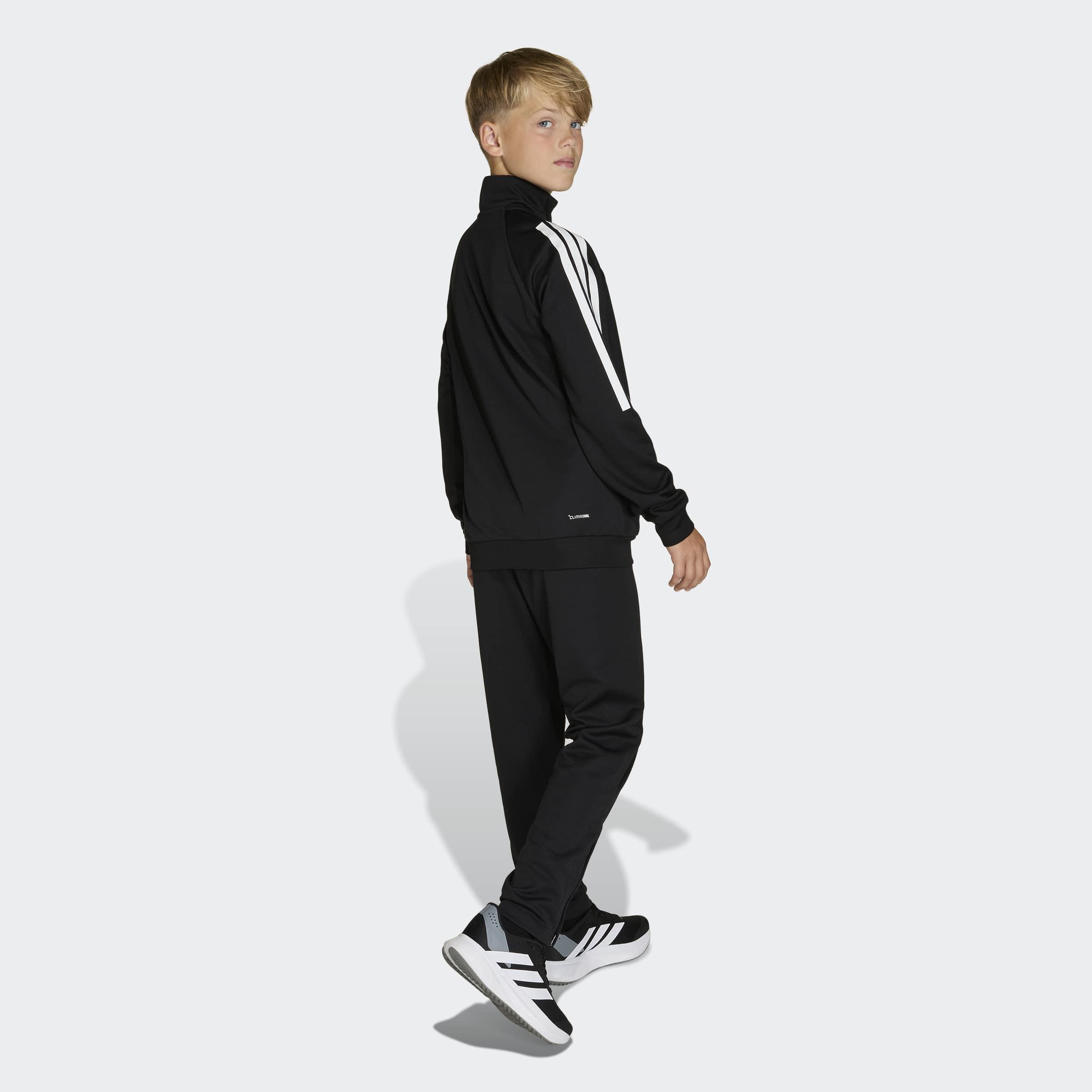 Kids Adidas Sereno Tracksuit, Black, A701_ONE, large image number 0