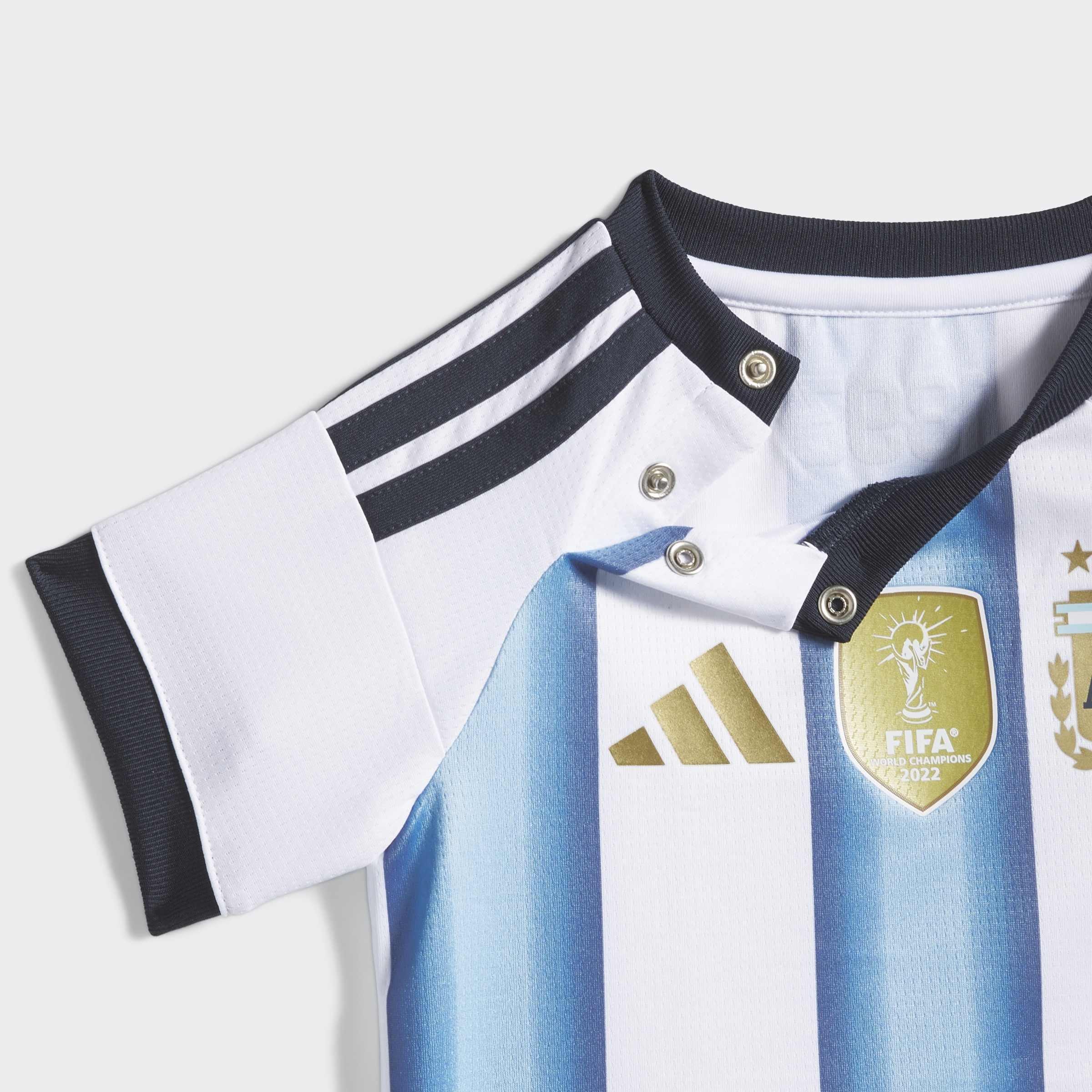 Kids Unisex Argentina 26 Home Baby Kit, White, A701_ONE, large image number 5