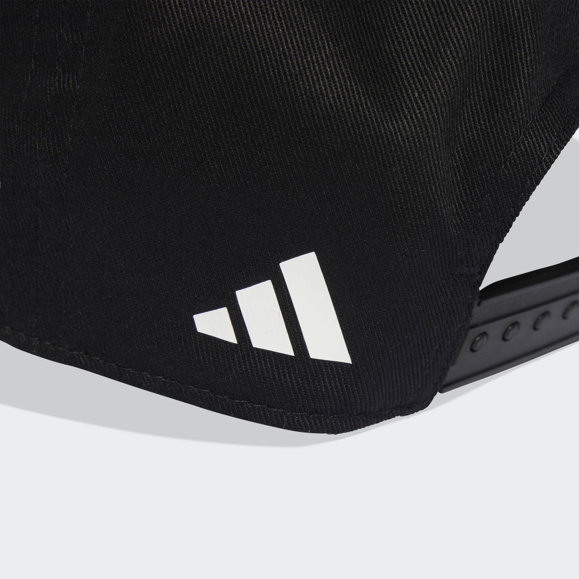 Unisex Linear Baseball Cap, Black, A701_ONE, large image number 2