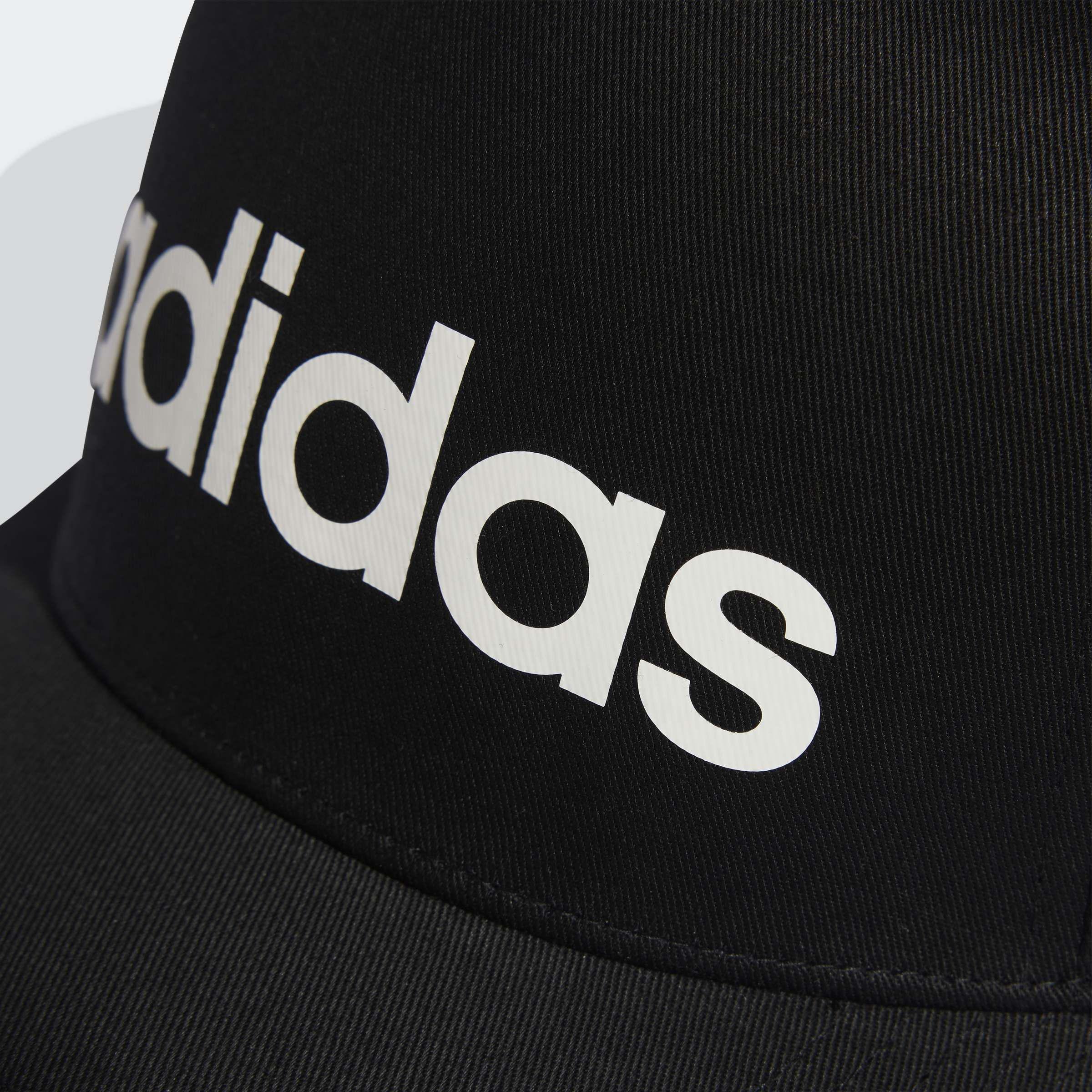 Unisex Linear Baseball Cap, Black, A701_ONE, large image number 3