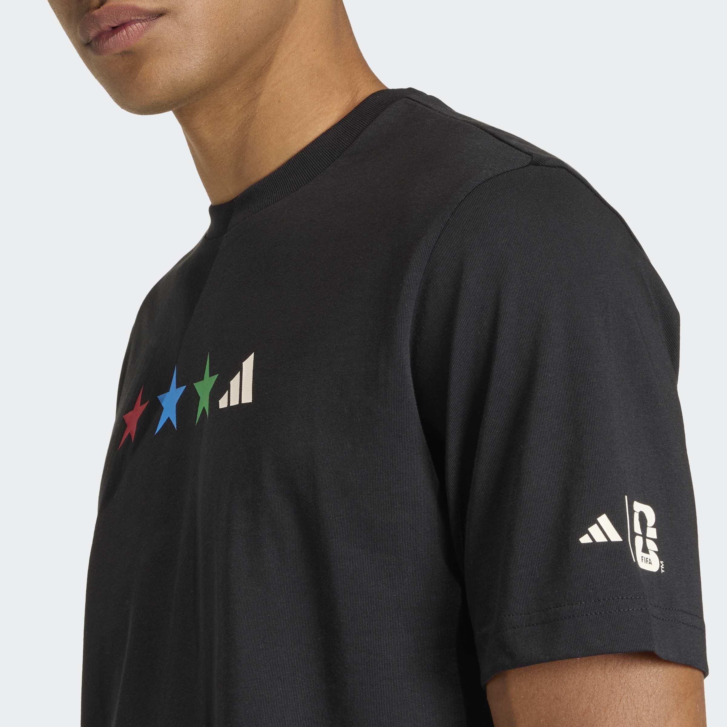 FIFA World Cup 26 Map Graphic T-Shirt, Black, A701_ONE, large image number 3