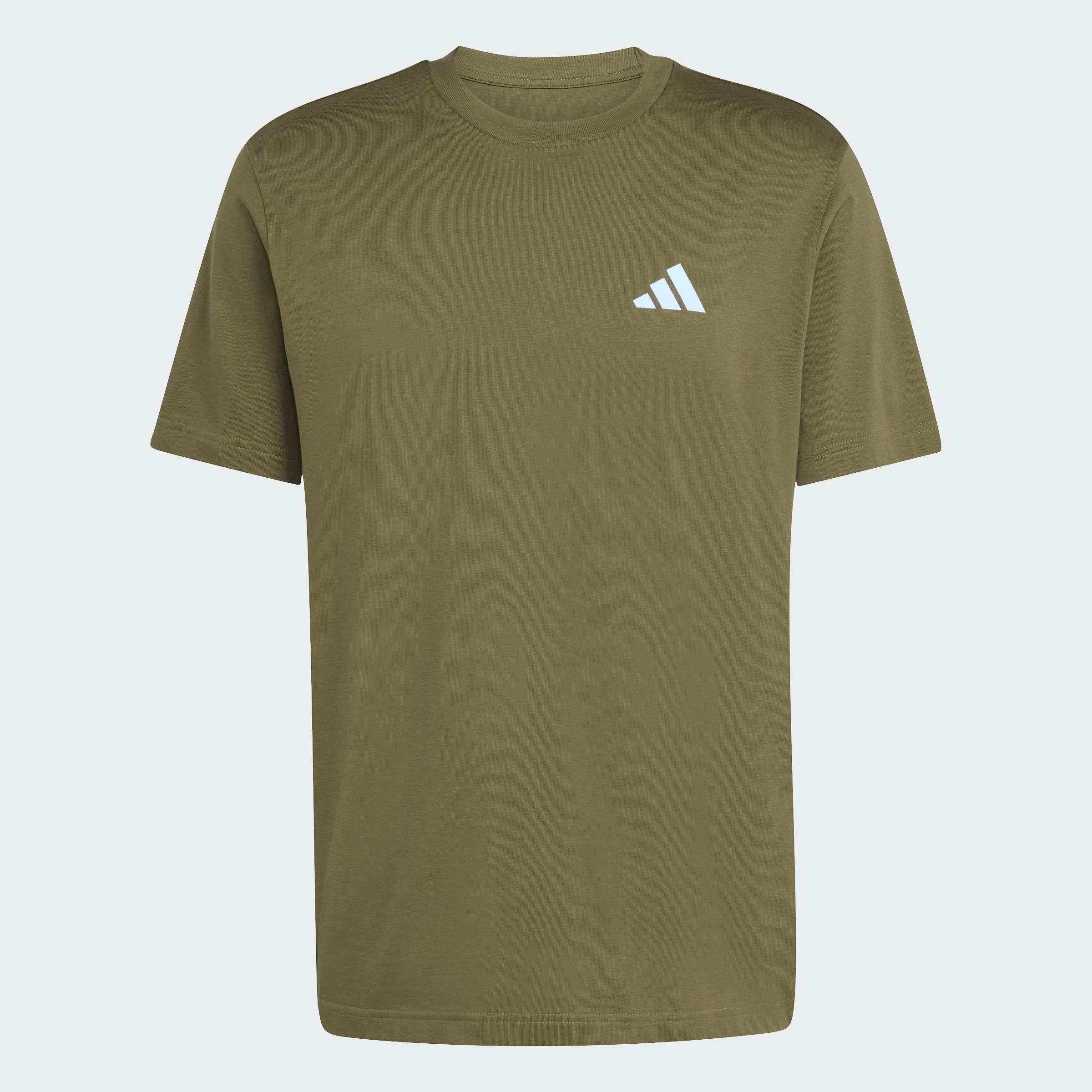 Outdoor Mountain Biking Graphic T-Shirt, Green