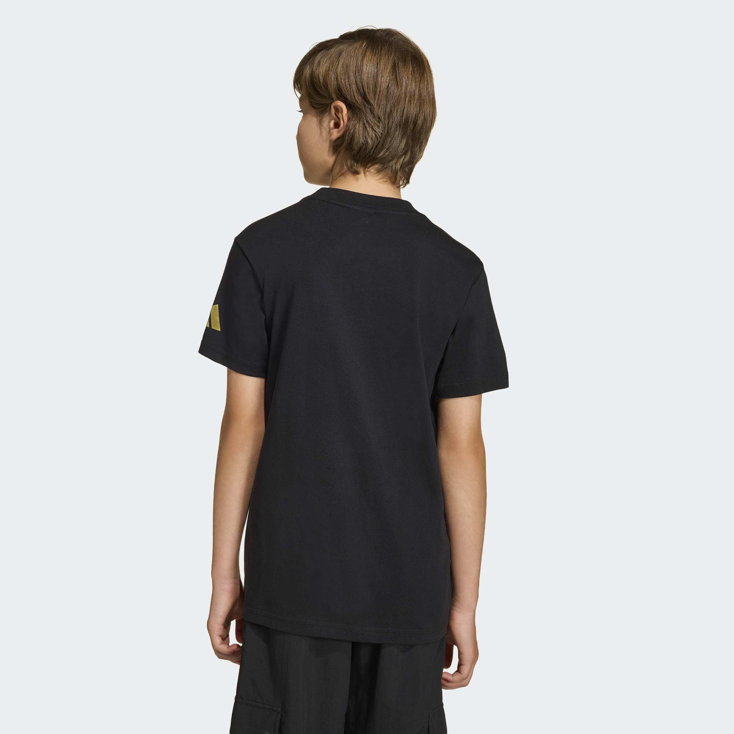 Kids Unisex FIFA World Cup 26 Official Emblem T-Shirt, Black, A701_ONE, large image number 2