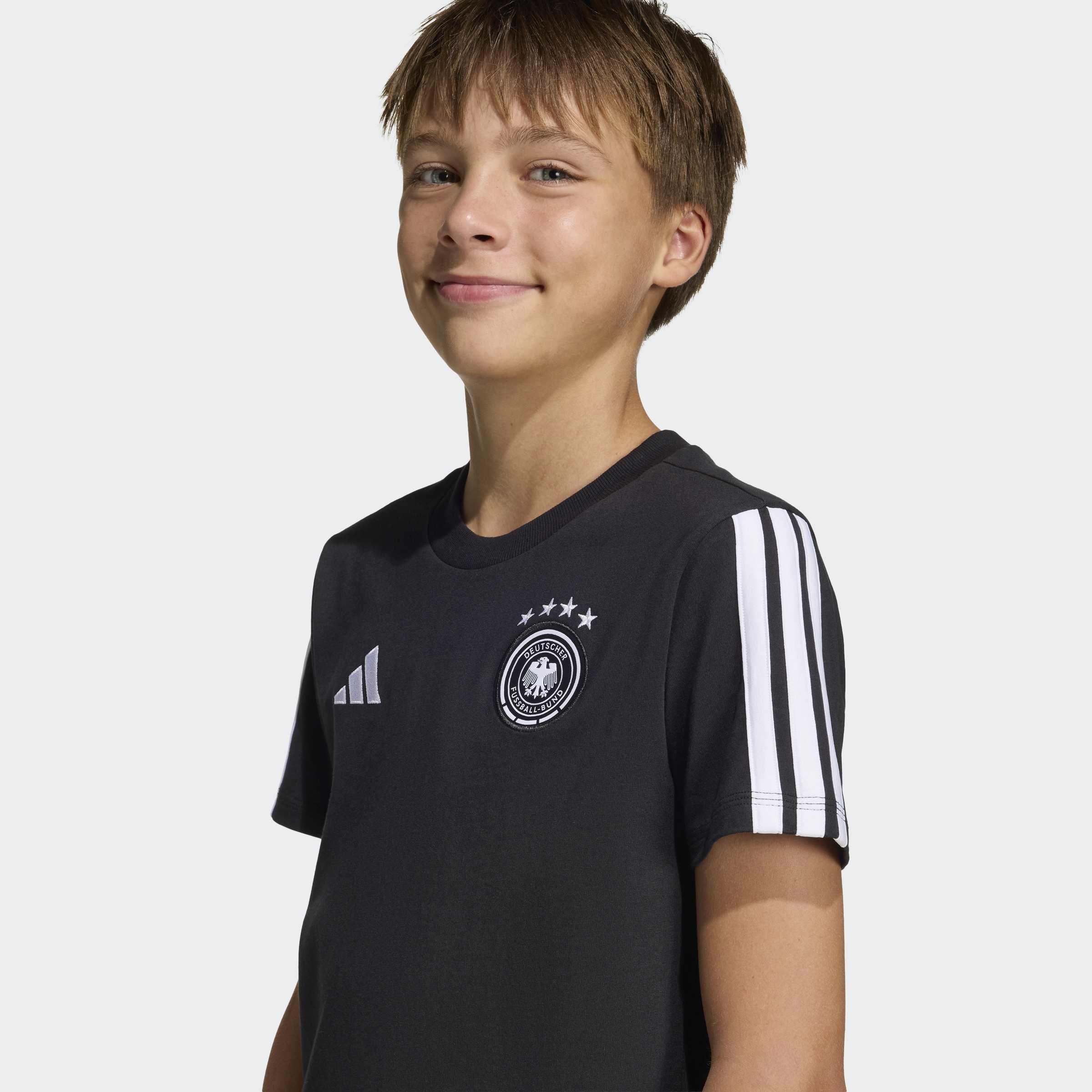 Kids Unisex Germany DNA T-Shirt, Black, A701_ONE, large image number 3
