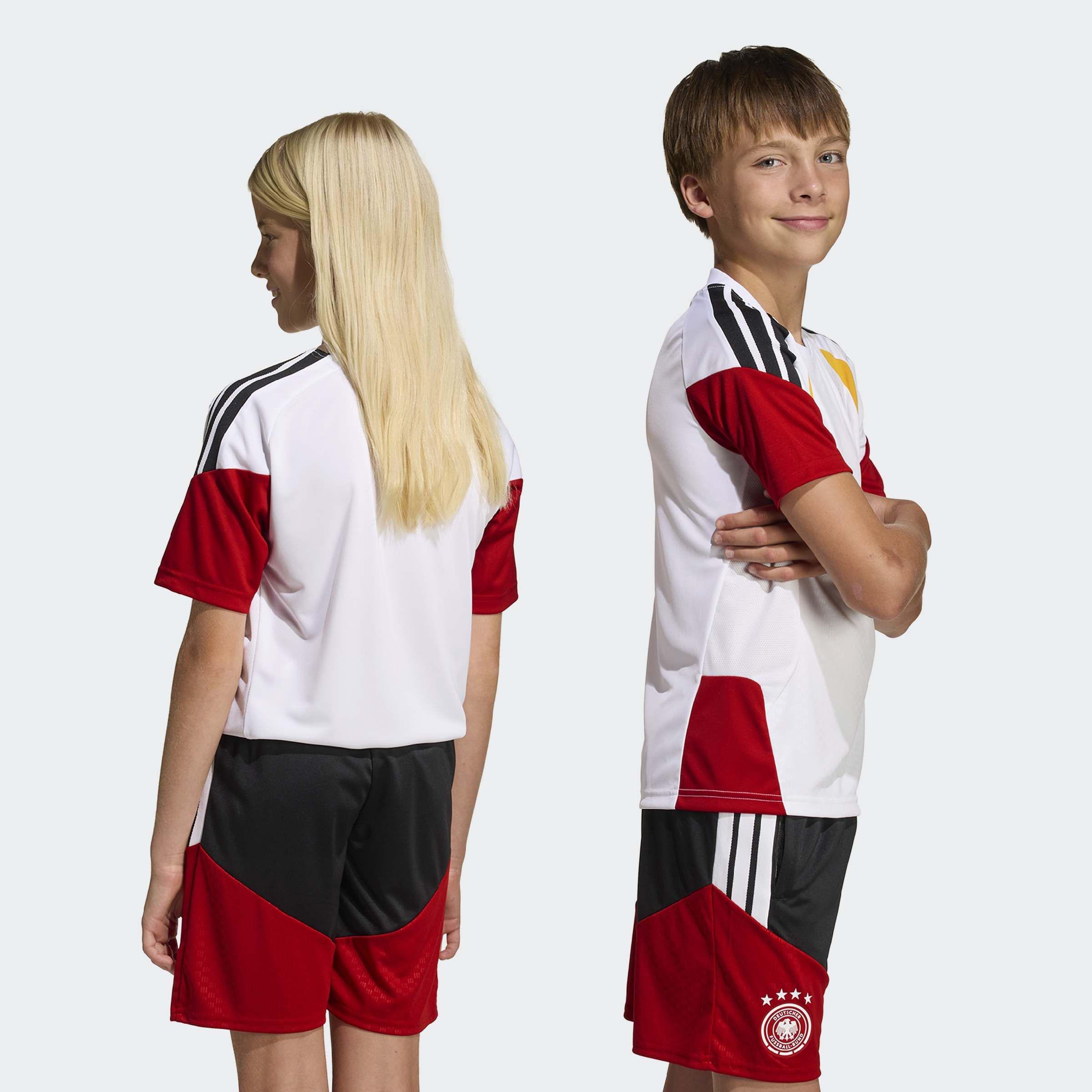 Kids Unisex Germany 26 Tiro Training Kids Jersey, White, A701_ONE, large image number 3