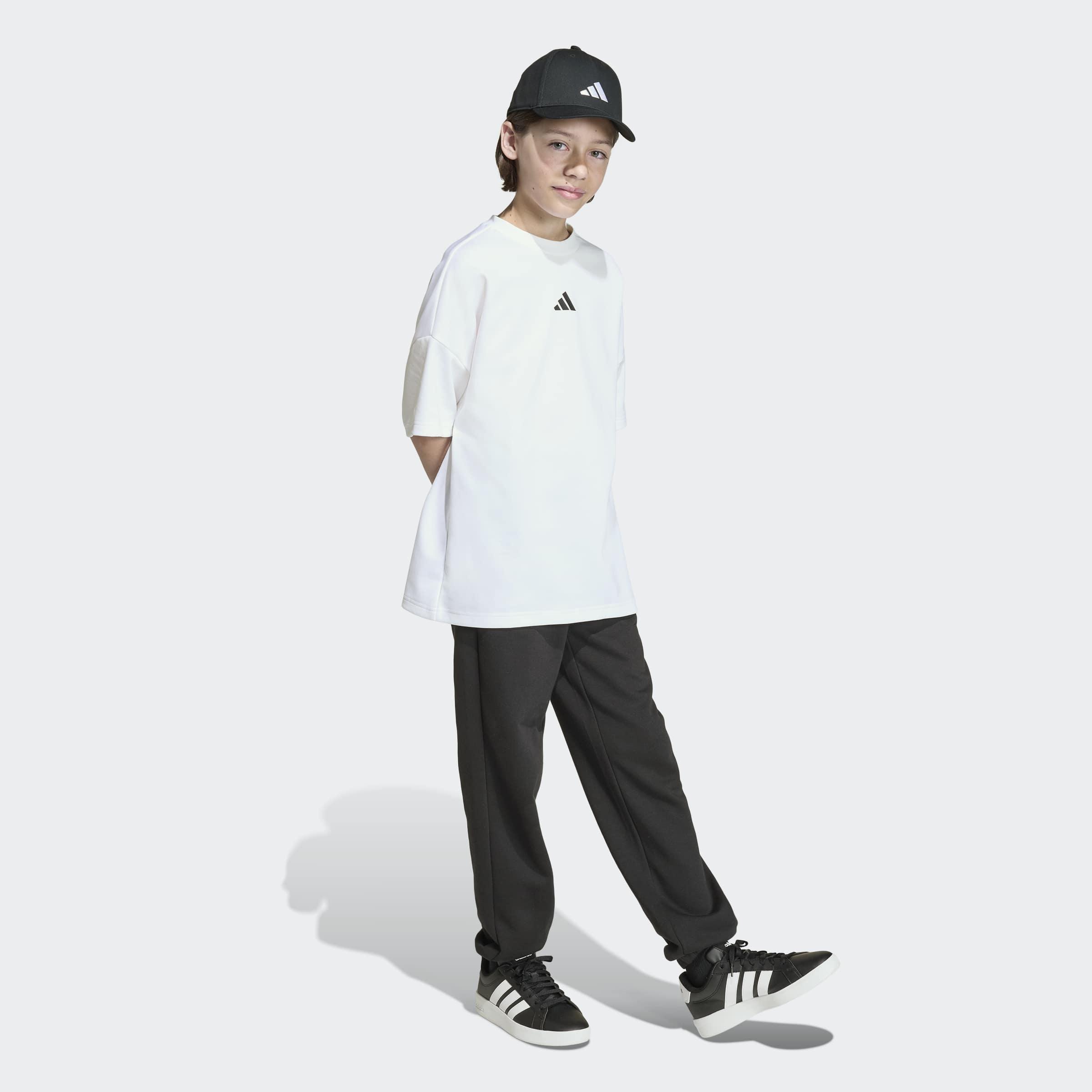 Kids Unisex Future Icons Oversized T-Shirt, White, A701_ONE, large image number 5