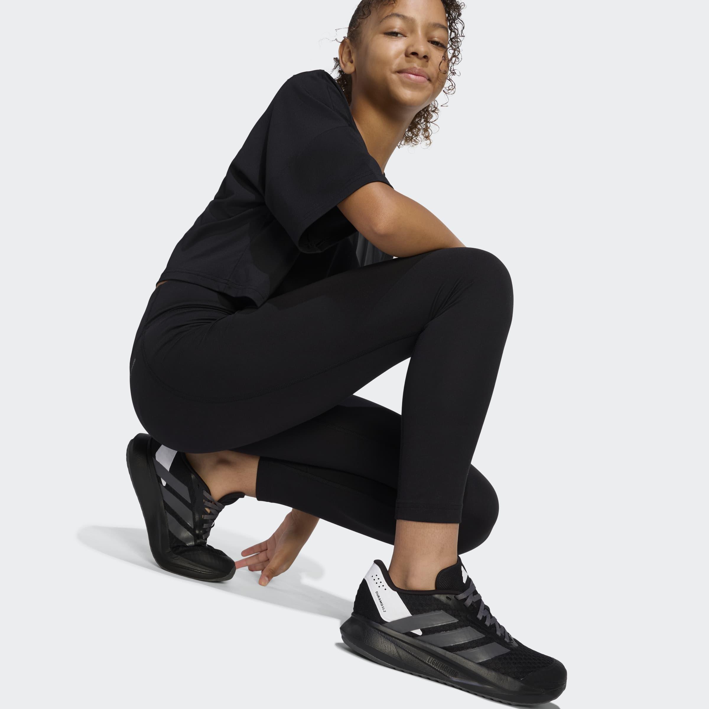 Kids FUTURE ICONS 7/8 TIGHTS, Black, A701_ONE, large image number 3