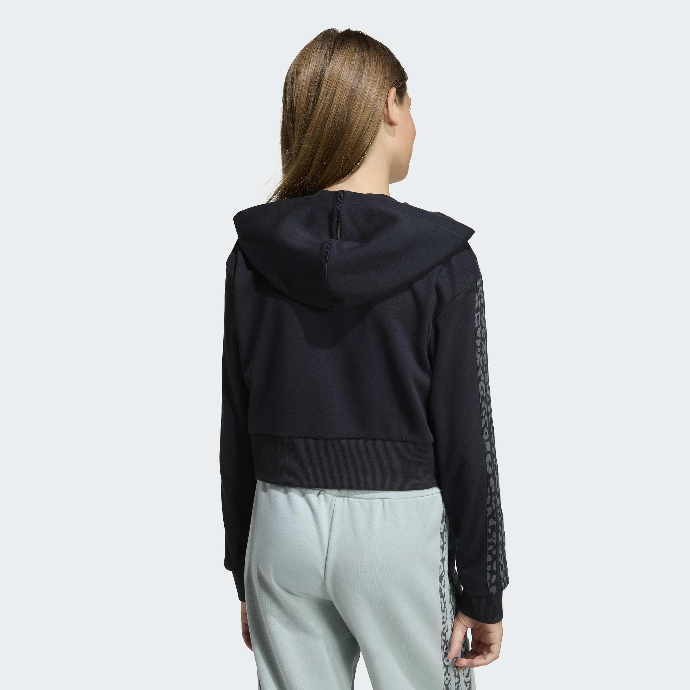 Kids Seasonals Animal Full Zip Hoodie, Black