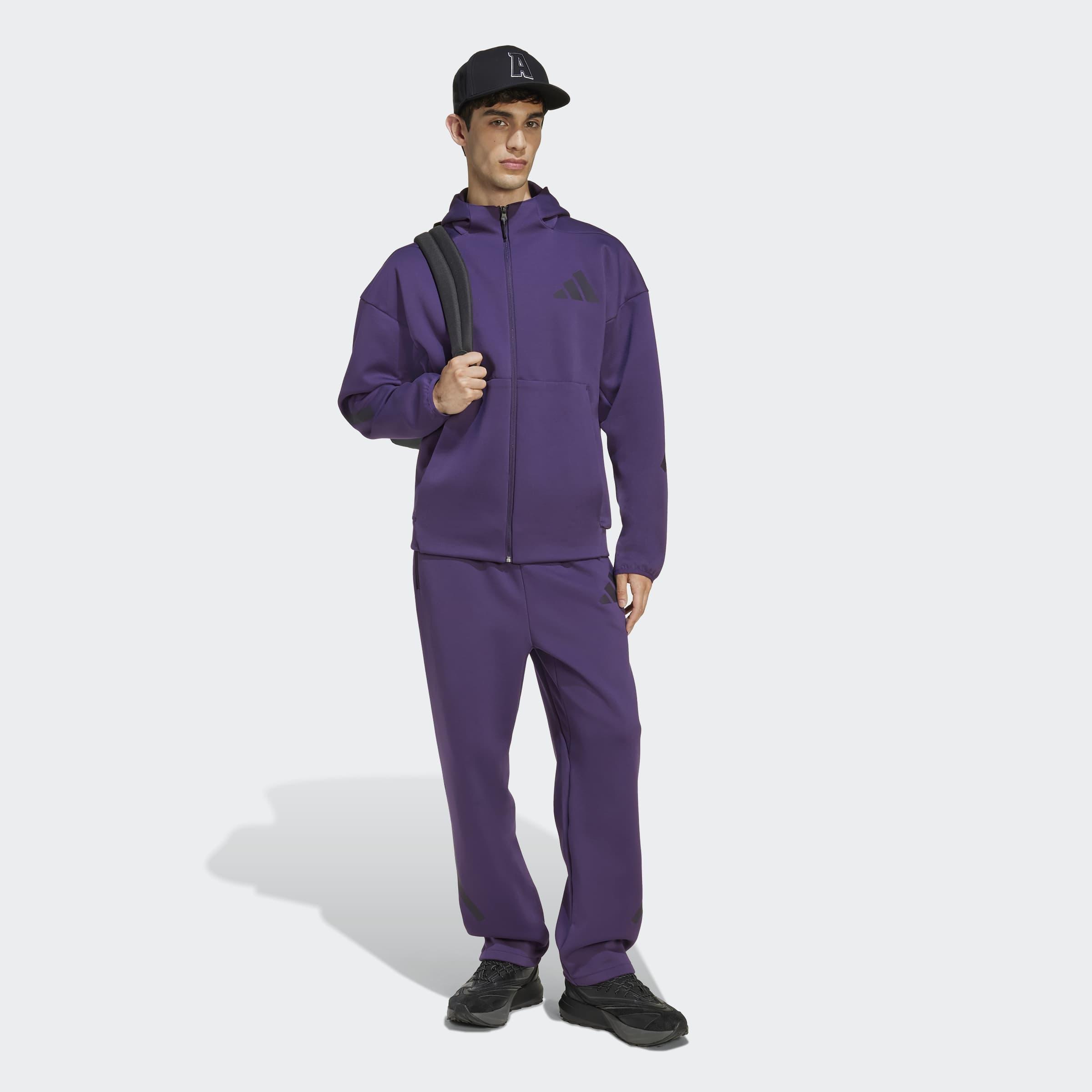 Z.N.E. Full-Zip Hooded Track Jacket, Purple, A701_ONE, large image number 4