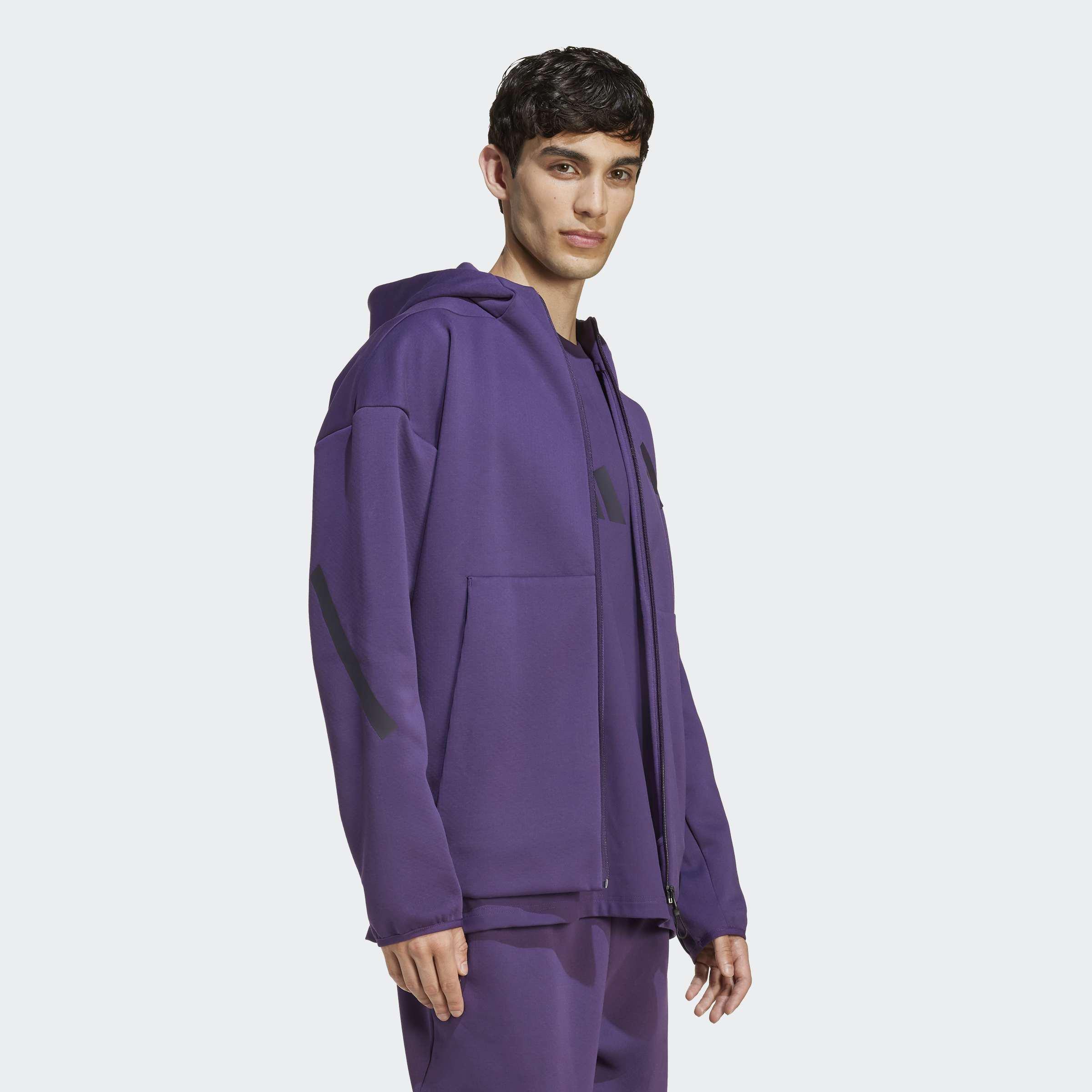 Z.N.E. Full-Zip Hooded Track Jacket, Purple, A701_ONE, large image number 5