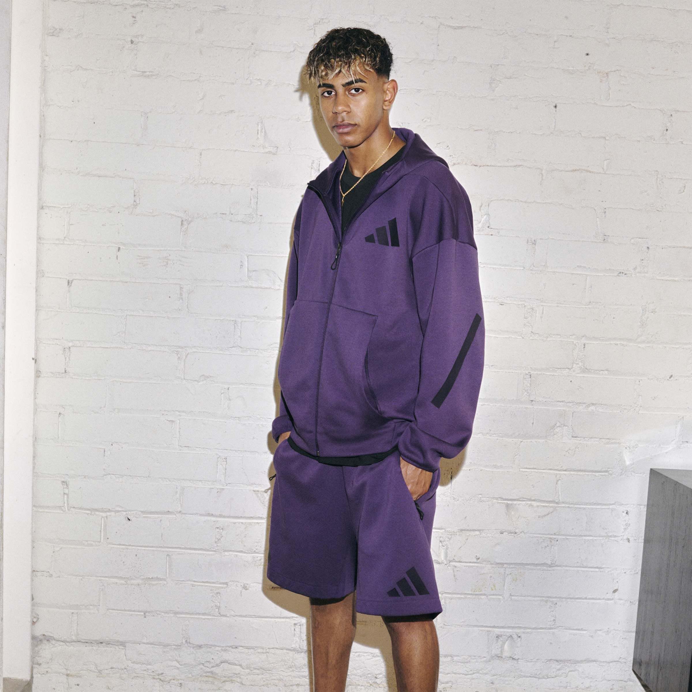 Z.N.E. Full-Zip Hooded Track Jacket, Purple, A701_ONE, large image number 8