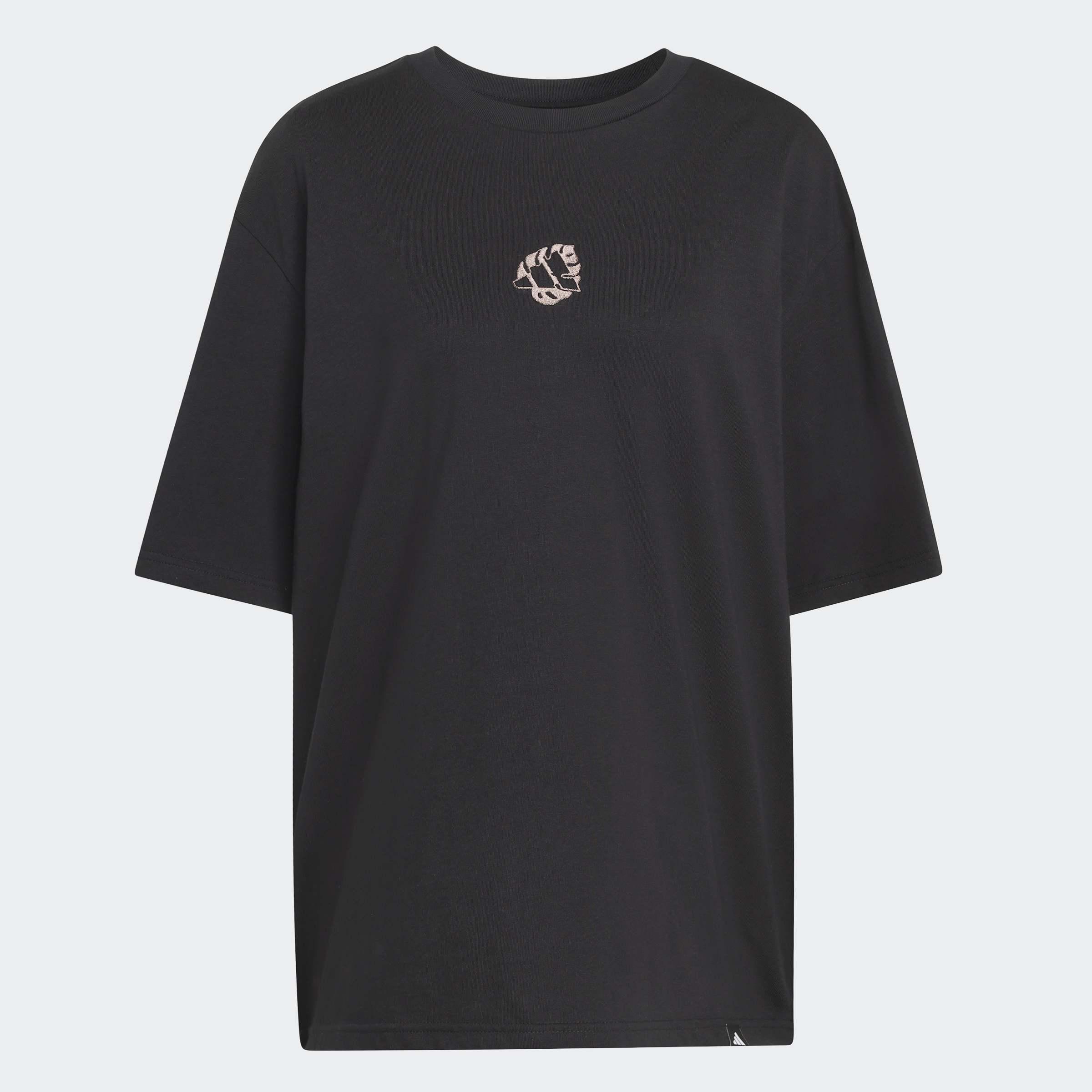 Animal Oversize Graphic T-Shirt, Black