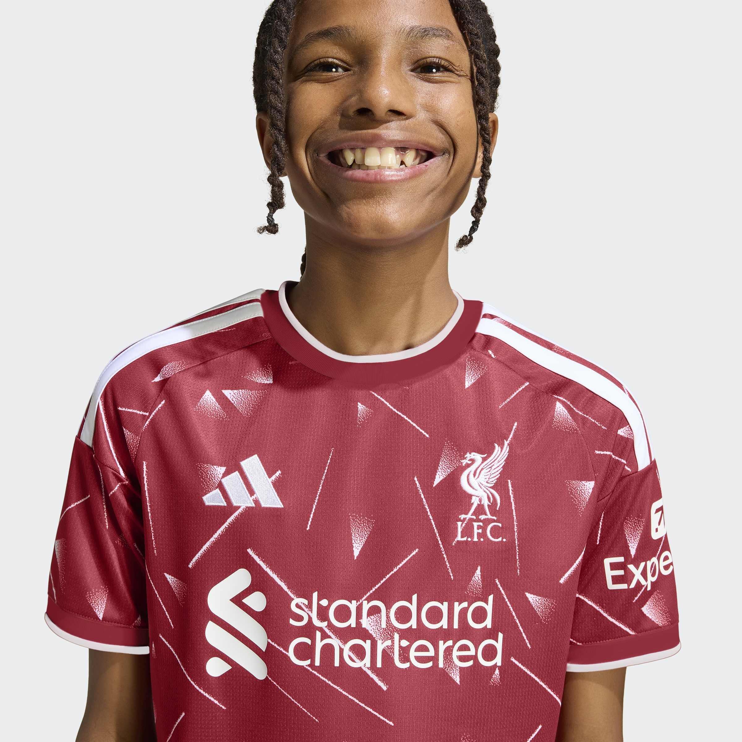 Kids Unisex Liverpool FC 26/27 Home Jersey, Burgundy, A701_ONE, large image number 4