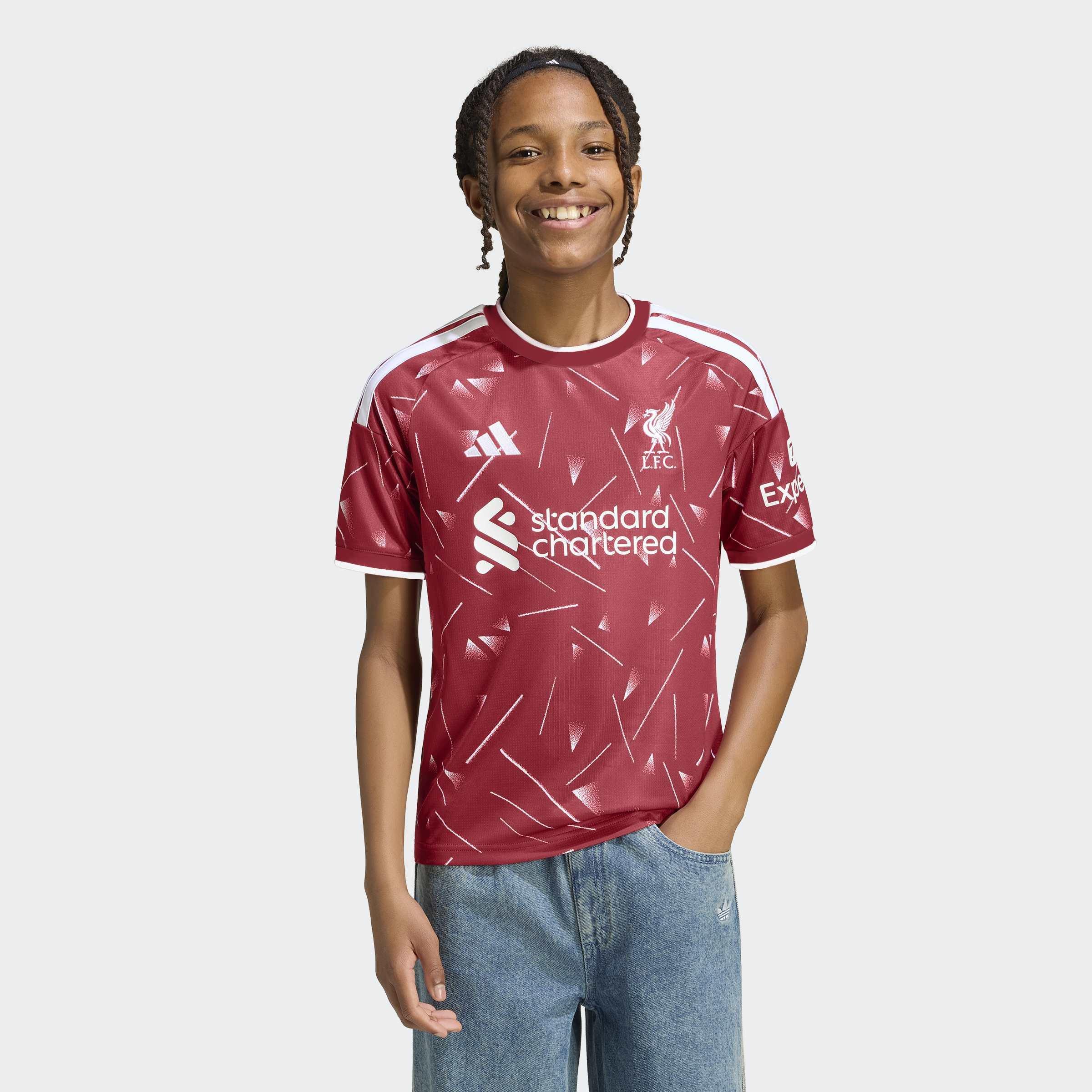 Kids Unisex Liverpool FC 26/27 Home Jersey, Burgundy, A701_ONE, large image number 8