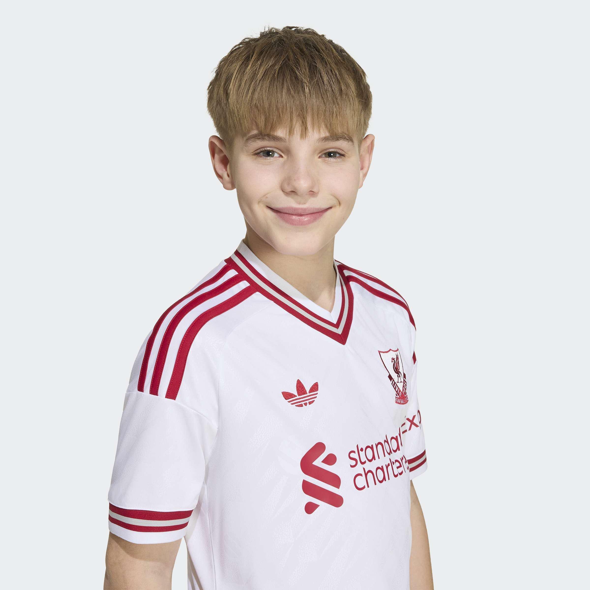 Kids Unisex Liverpool FC 26/27 Away Jersey, White, A701_ONE, large image number 3
