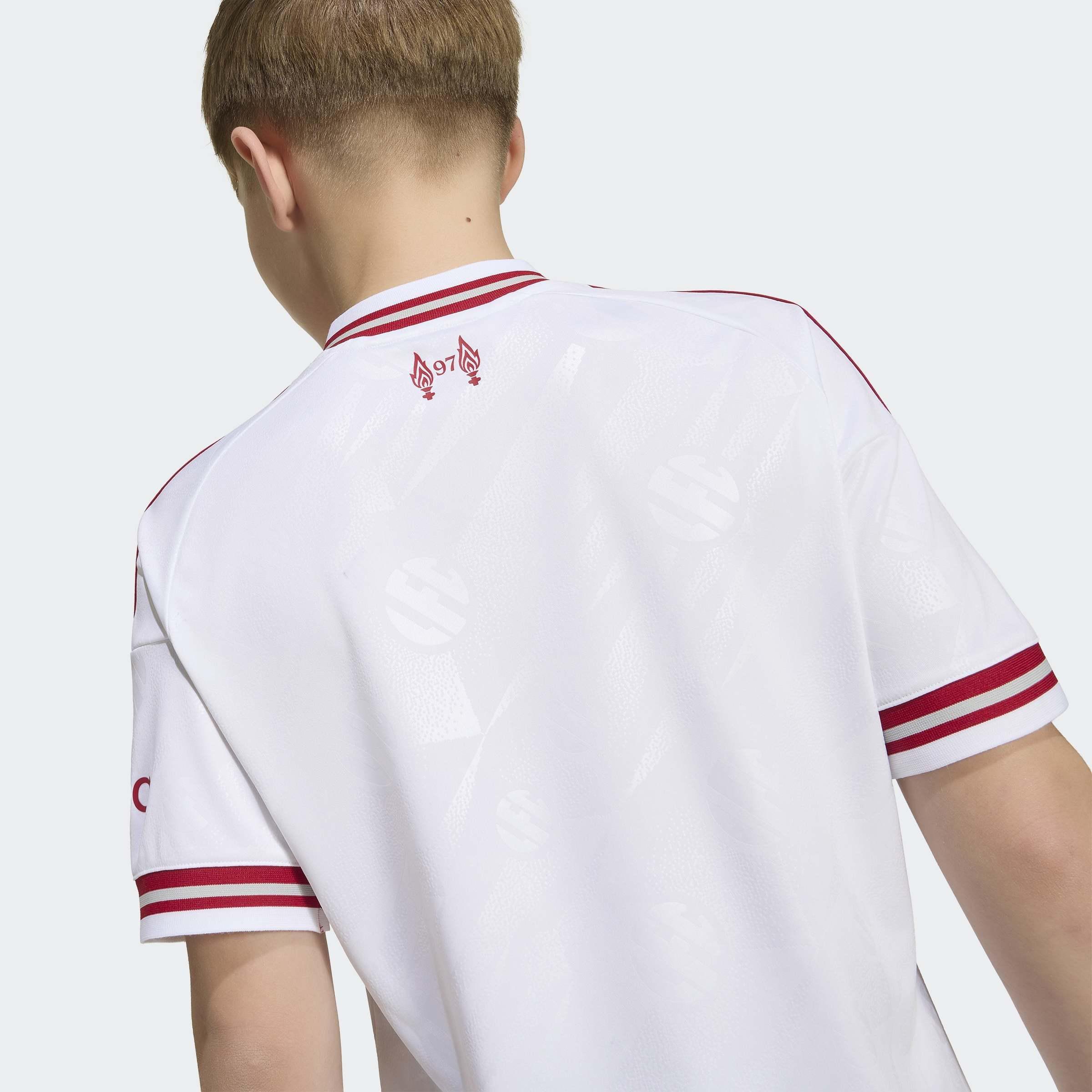 Kids Unisex Liverpool FC 26/27 Away Jersey, White, A701_ONE, large image number 4