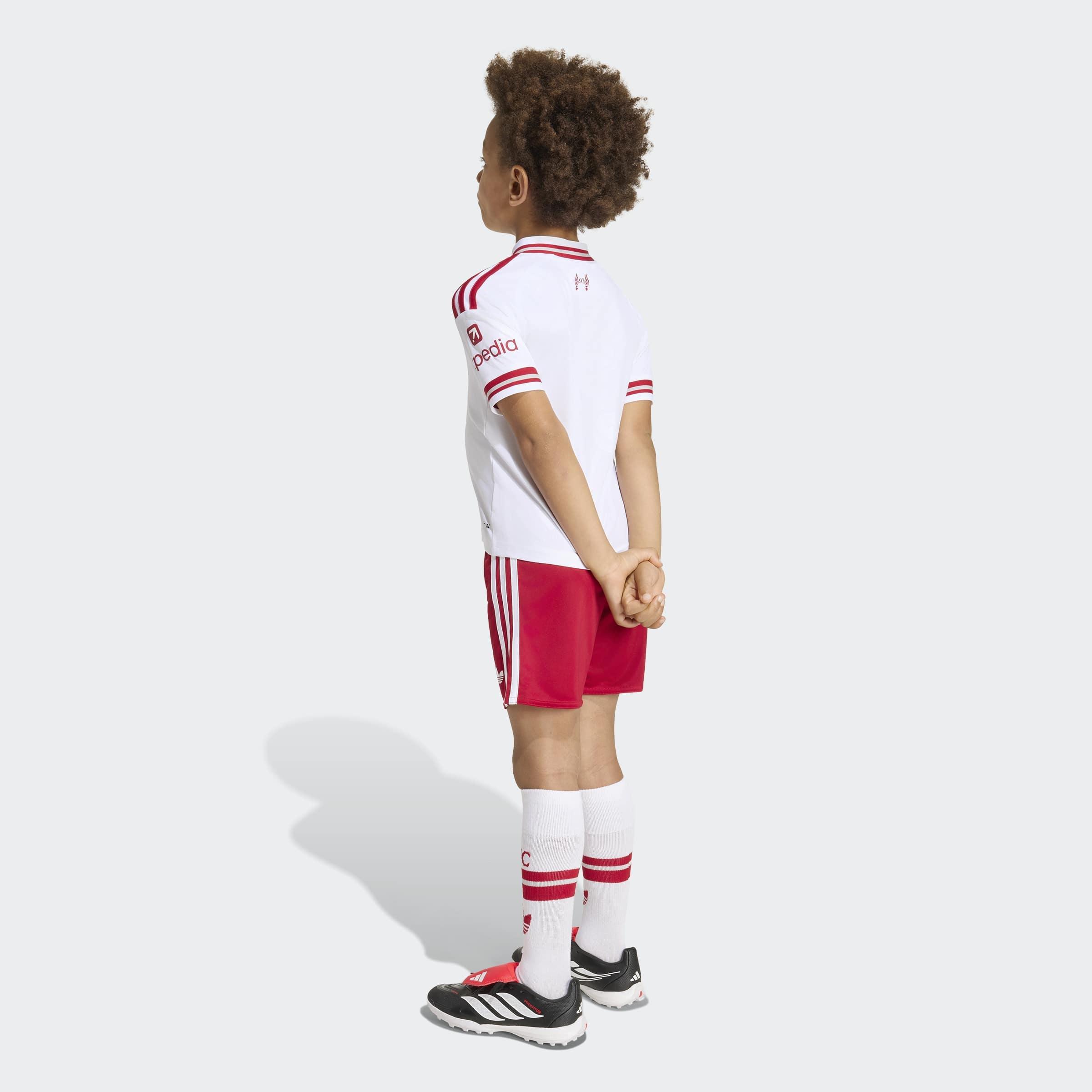 Kids Unisex Liverpool FC 26/27 Away Set, White
