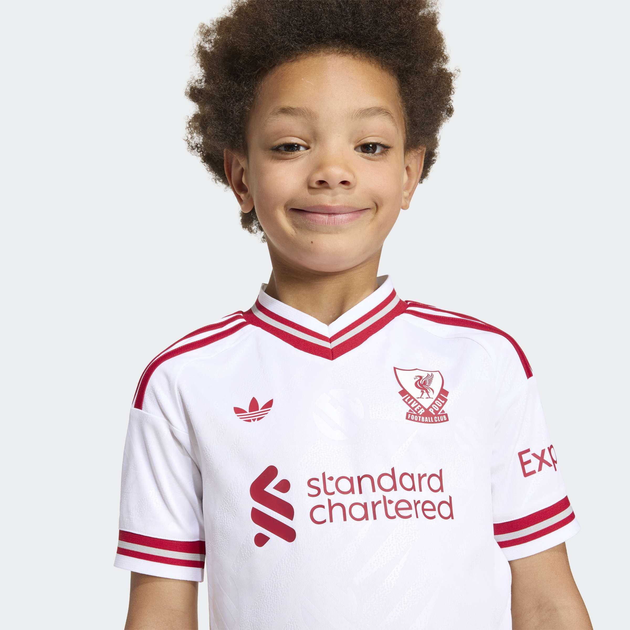 Kids Unisex Liverpool FC 26/27 Away Set, White, A701_ONE, large image number 5