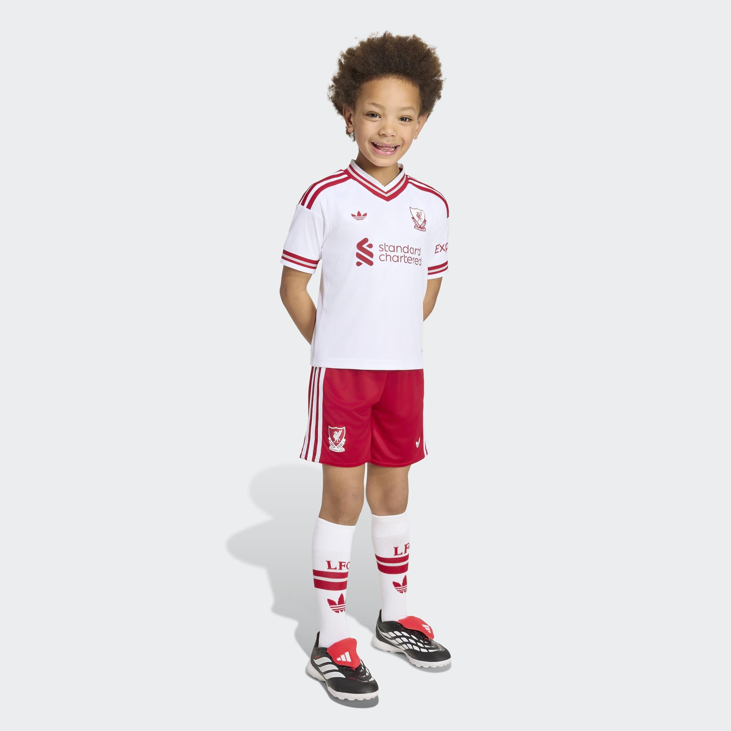 Kids Unisex Liverpool FC 26/27 Away Set, White, A701_ONE, large image number 7