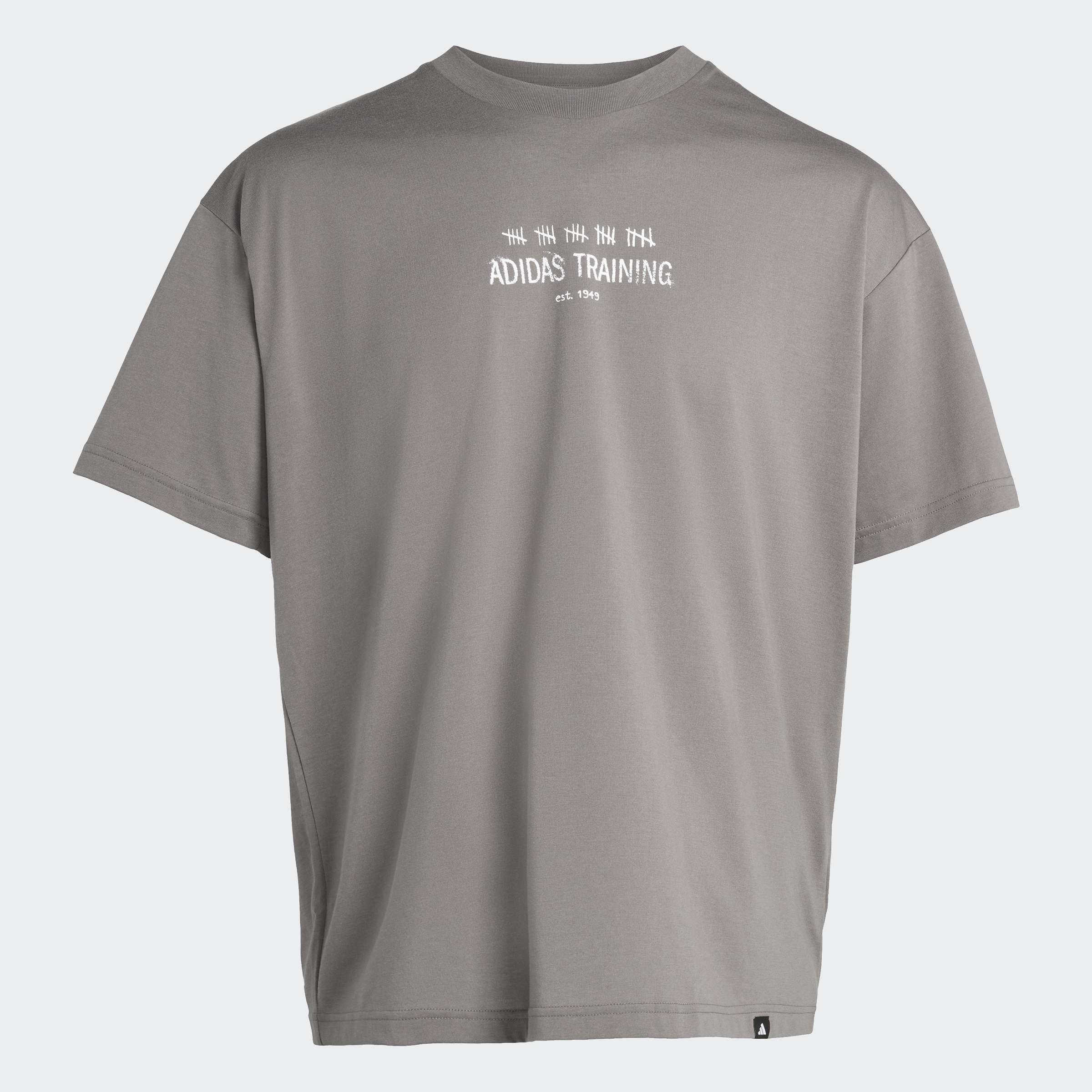 Climacool Power Training Graphic T-Shirt, Brown, A701_ONE, large image number 0