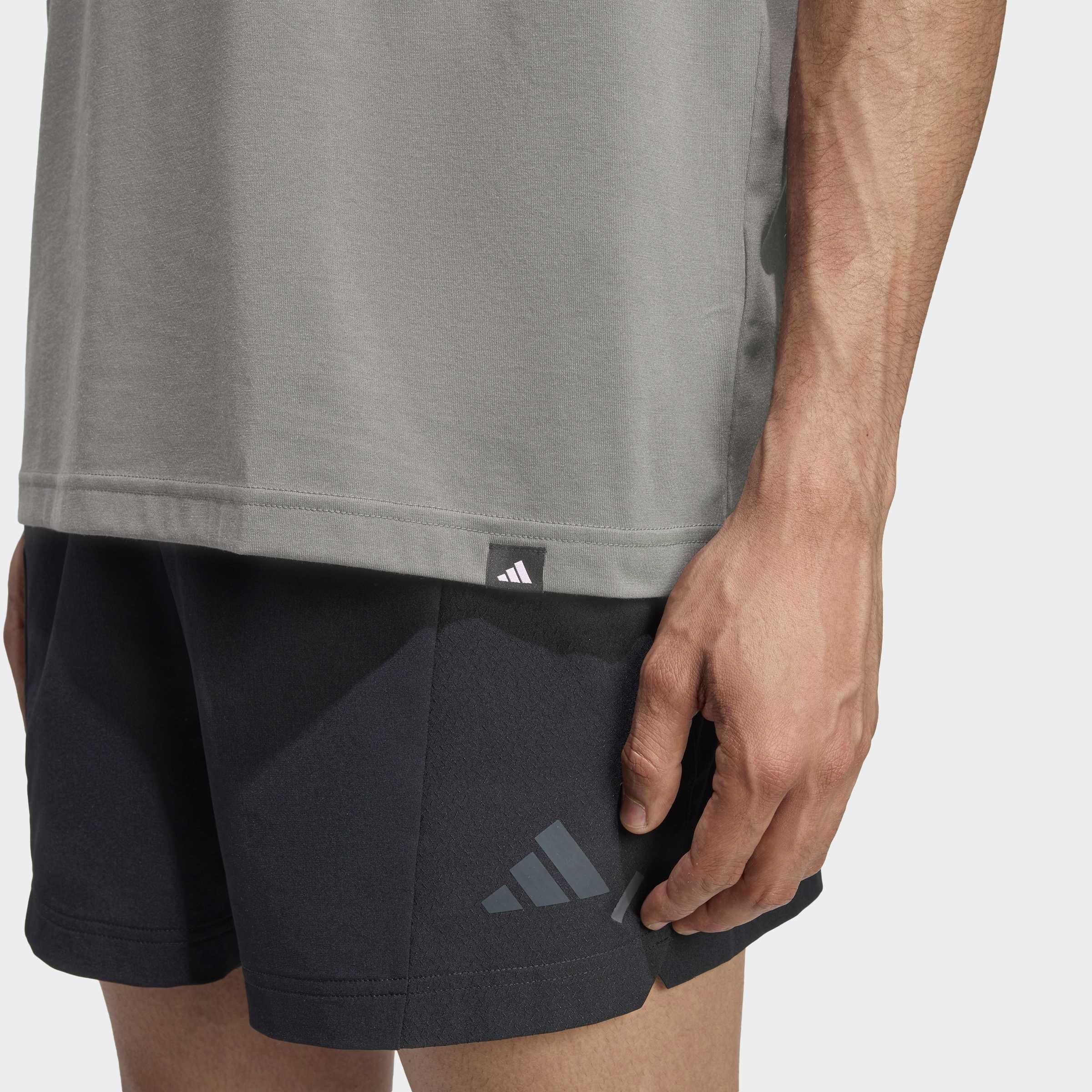 Climacool Power Training Graphic T-Shirt, Brown, A701_ONE, large image number 3