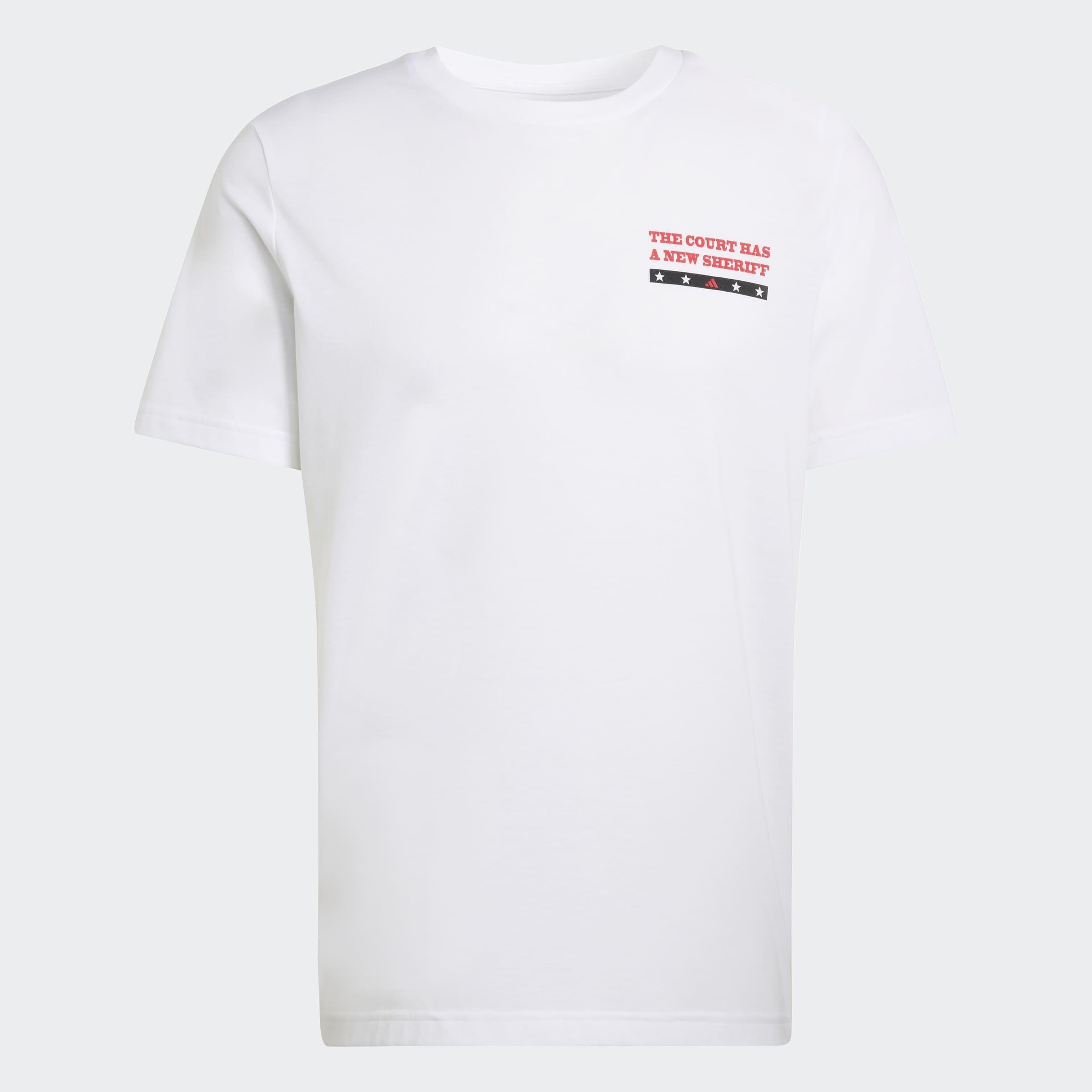 Padel Wanted Graphic T-Shirt, White, A701_ONE, large image number 0
