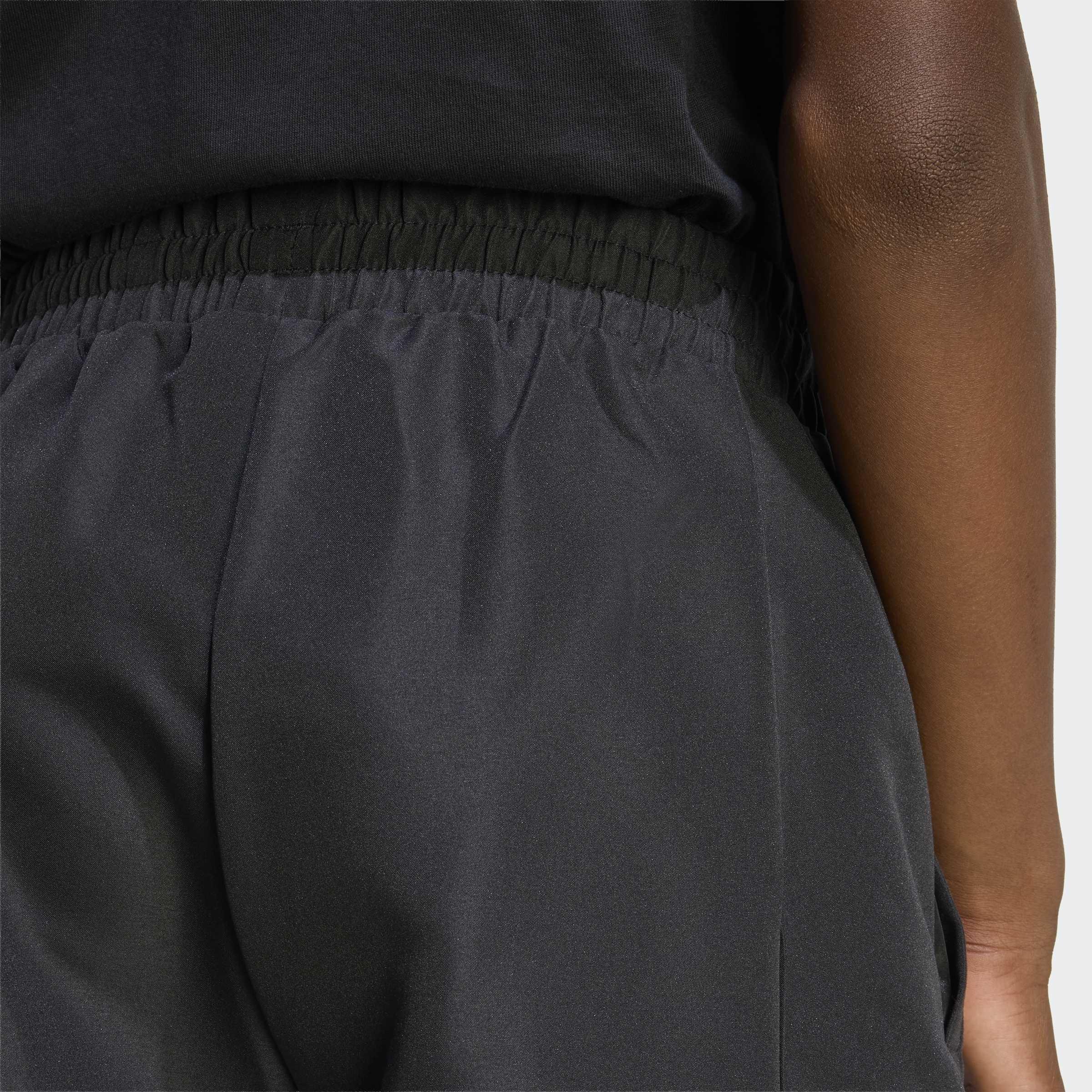 Kids Unisex Color Block Woven Shorts, Black, A701_ONE, large image number 4