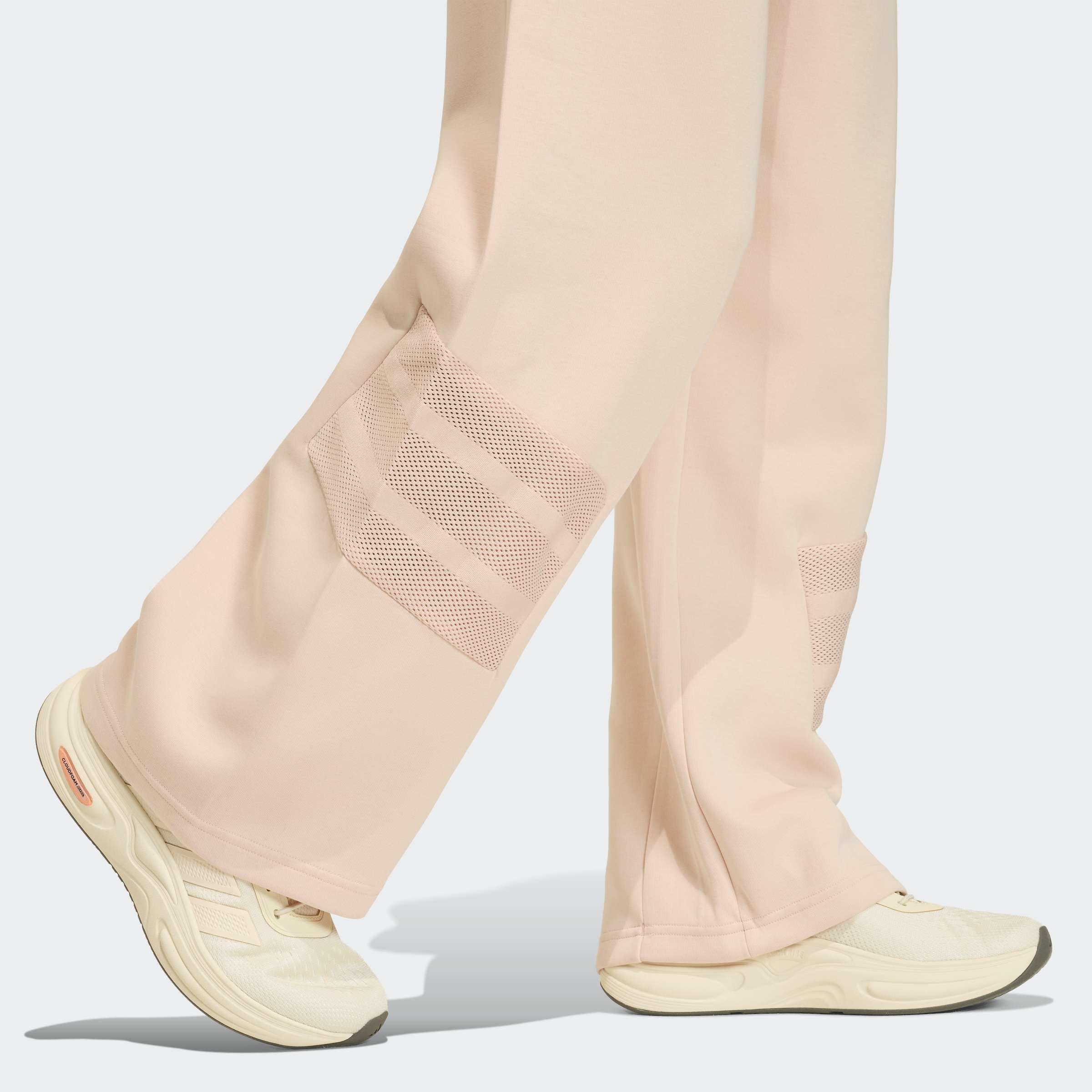 Future Icons Three Stripes Open Hem Pant, Pink, A701_ONE, large image number 2