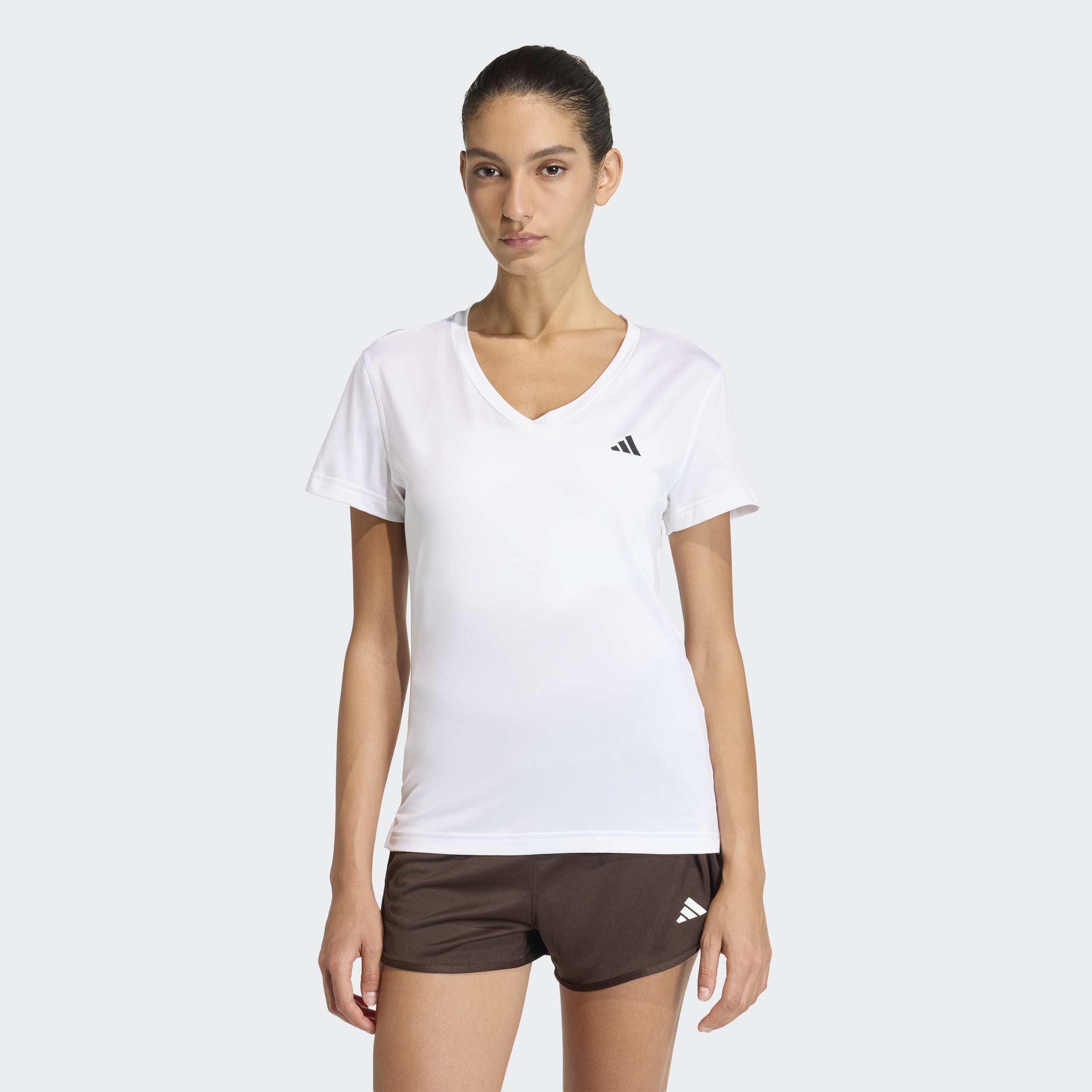 Workout Essentials V-Neck T-Shirt, White, A701_ONE, large image number 5