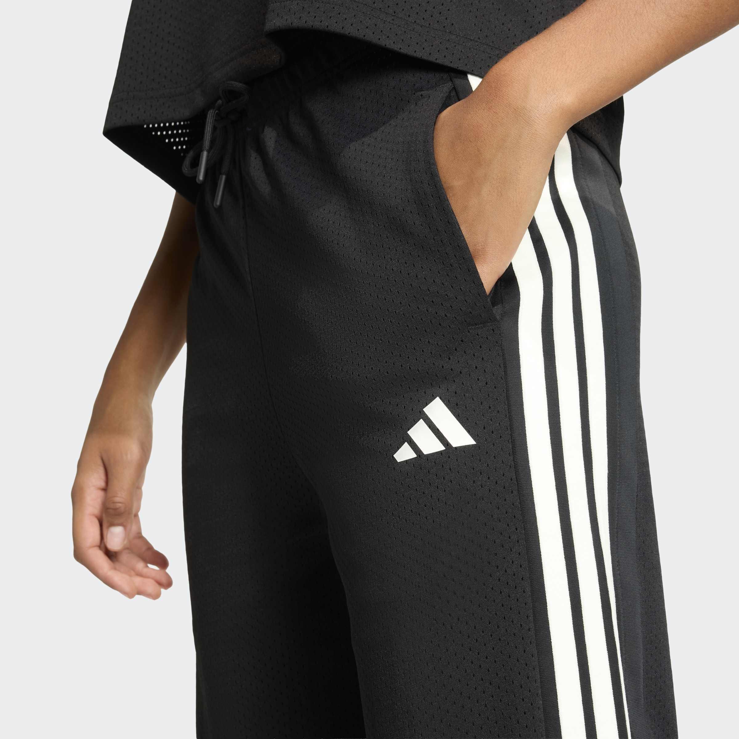 Stadium Mesh Tracksuit Bottoms, Black, A701_ONE, large image number 3