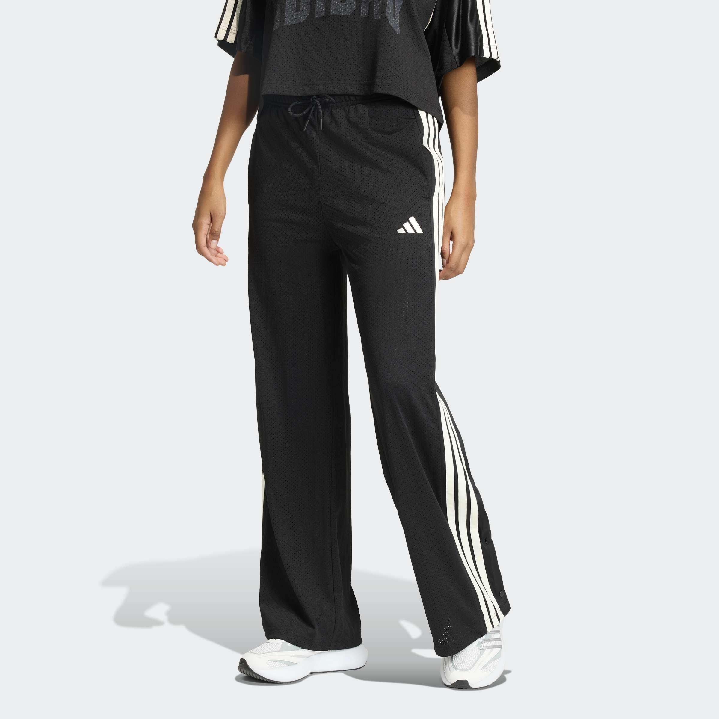 Stadium Mesh Tracksuit Bottoms, Black, A701_ONE, large image number 4