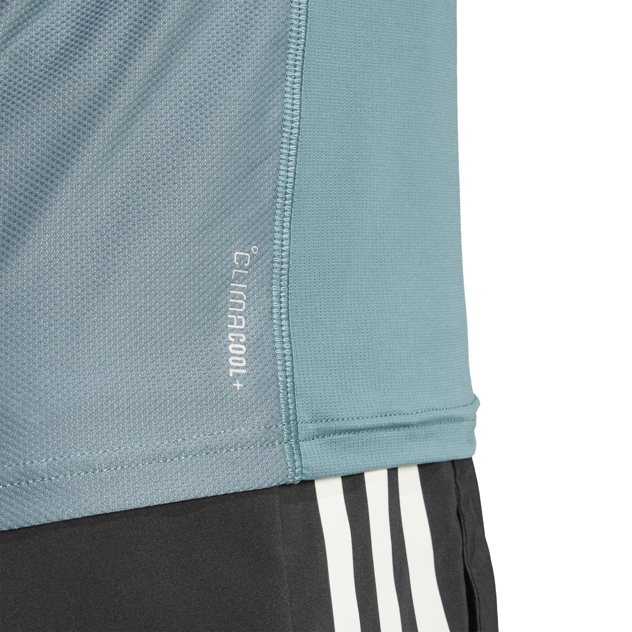Adi365 Running CLIMACOOL+ Long-Sleeve Top, Green, A701_ONE, large image number 3