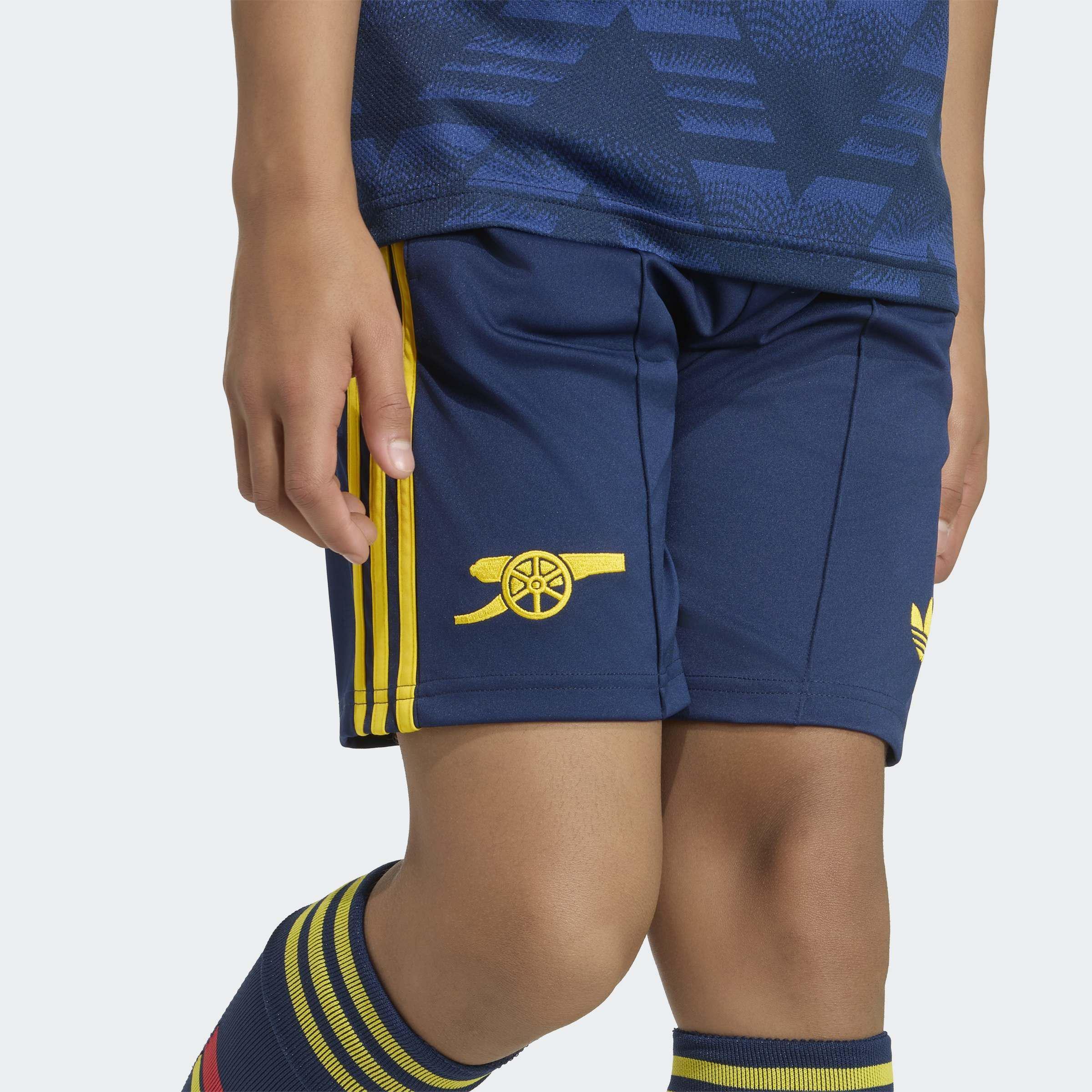 Kids Arsenal FC 26/27 Away Shorts, Blue, A701_ONE, large image number 3
