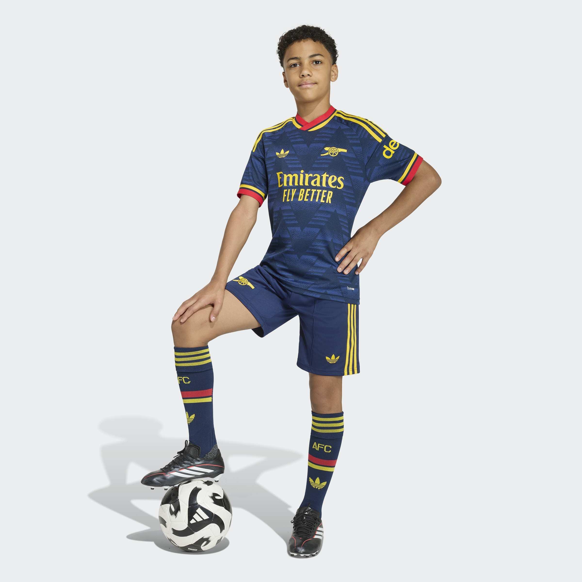 Kids Arsenal FC 26/27 Away Shorts, Blue, A701_ONE, large image number 5
