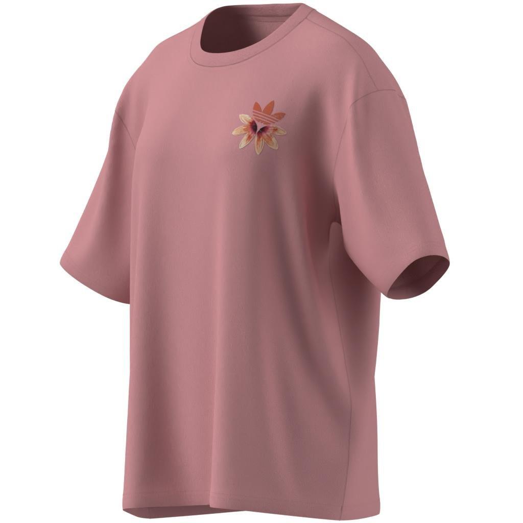 adidas Originals Summer Glow Graphic T-Shirt, Pink, , large image number 6