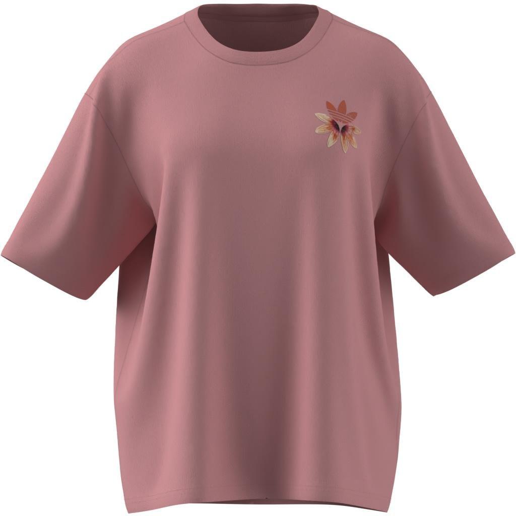adidas Originals Summer Glow Graphic T-Shirt, Pink, , large image number 8