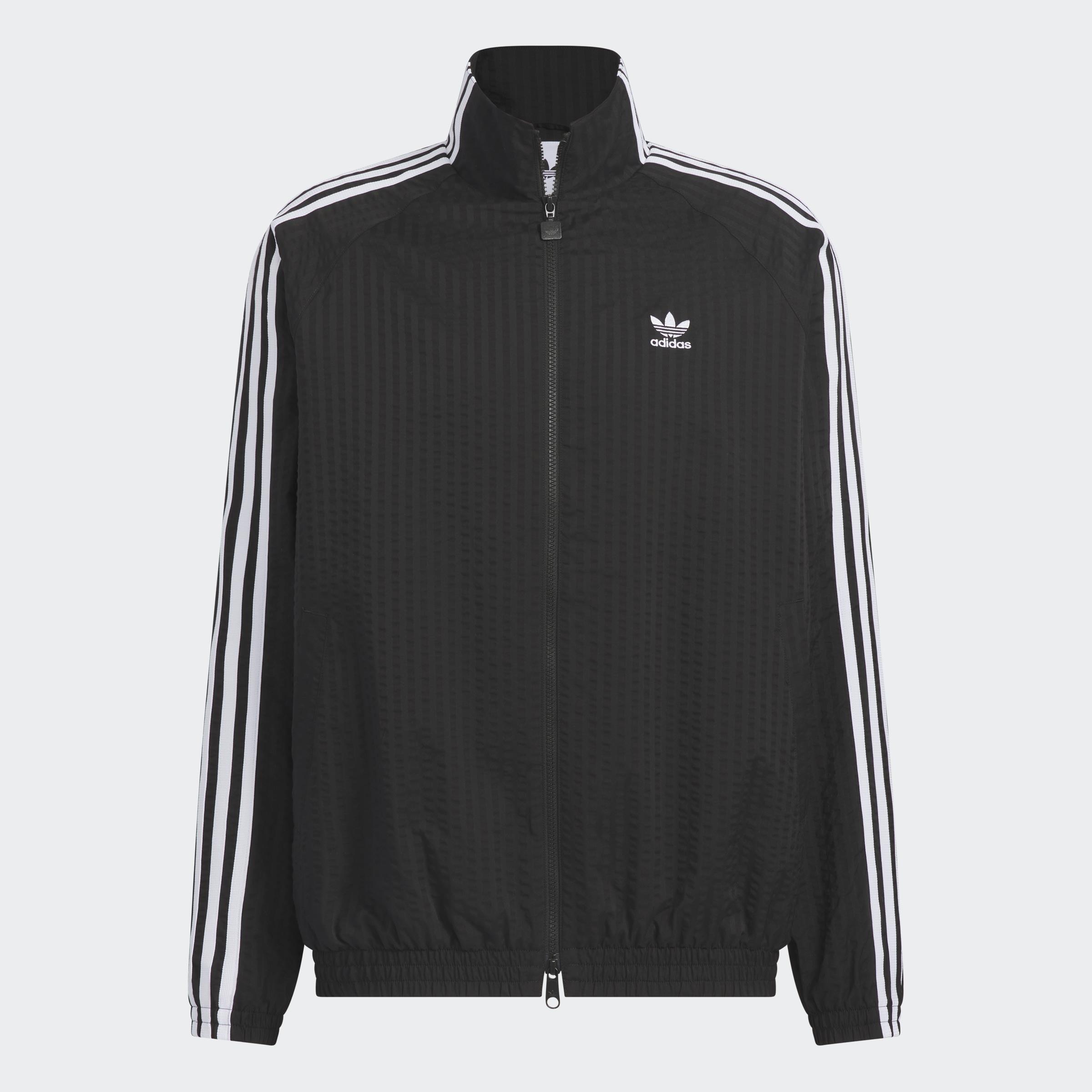Oversize Track Top, Black