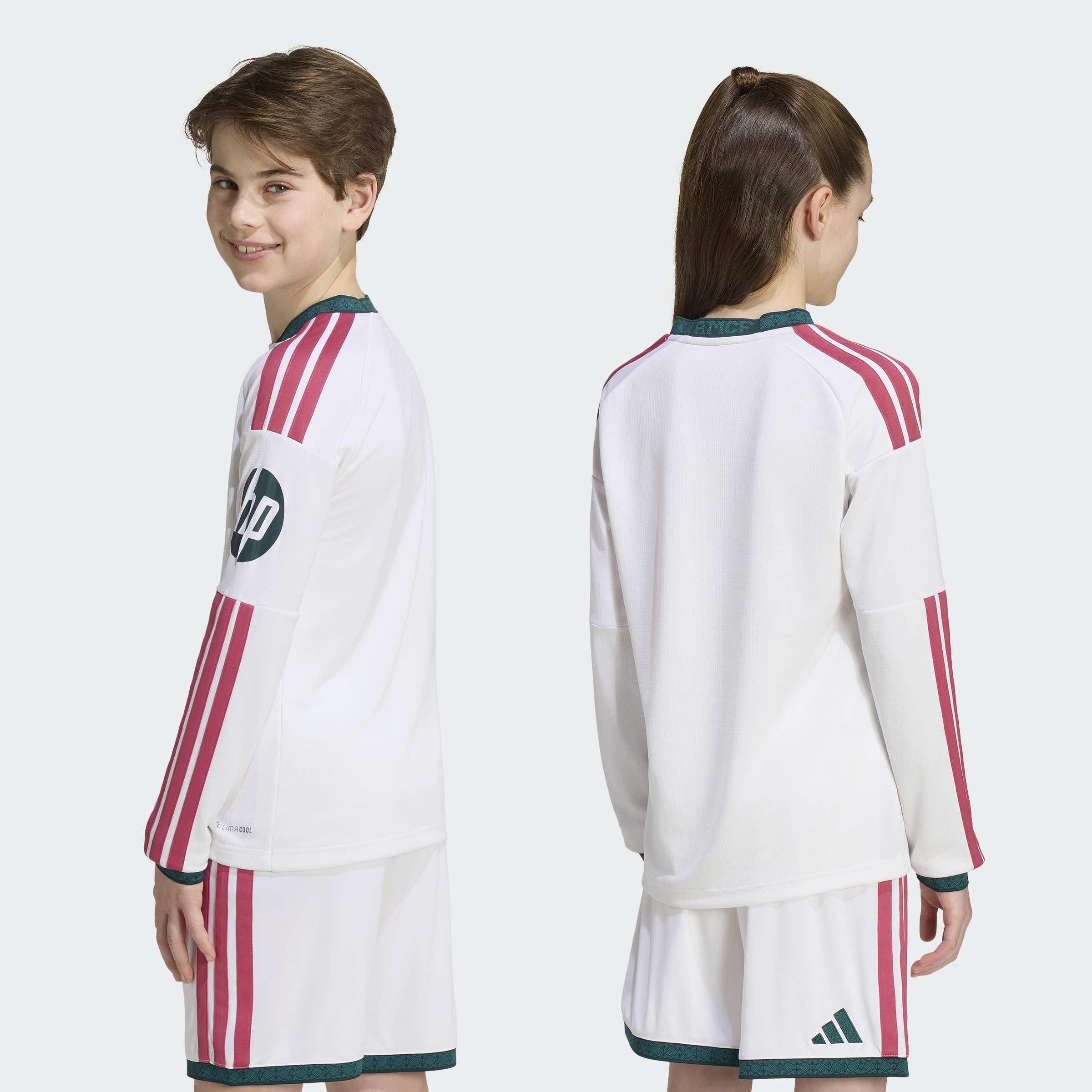 Kids Unisex Real Madrid 26/27 Home Jersey Long Sleeve, White