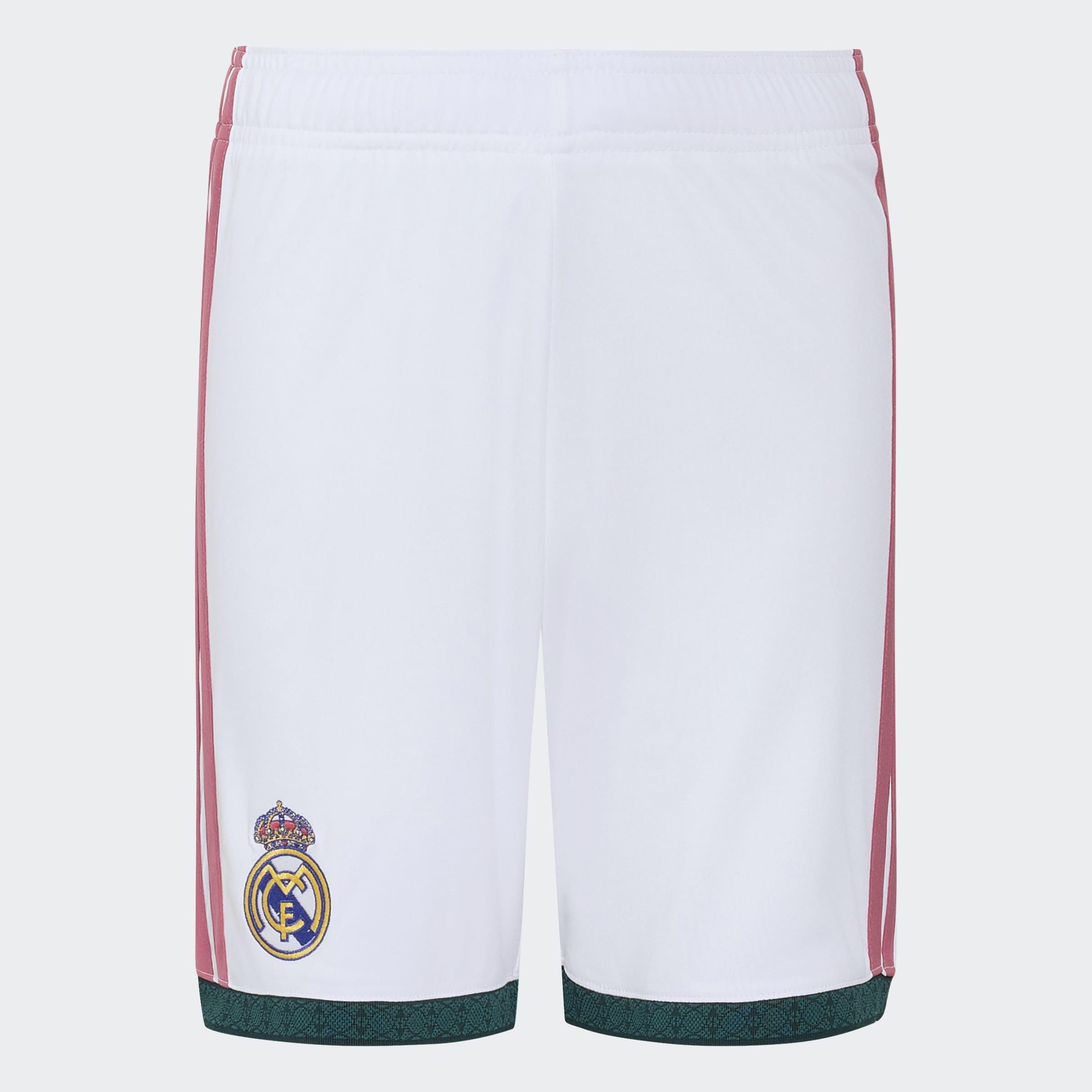 Kids Unisex Real Madrid 26/27 Home Shorts, White