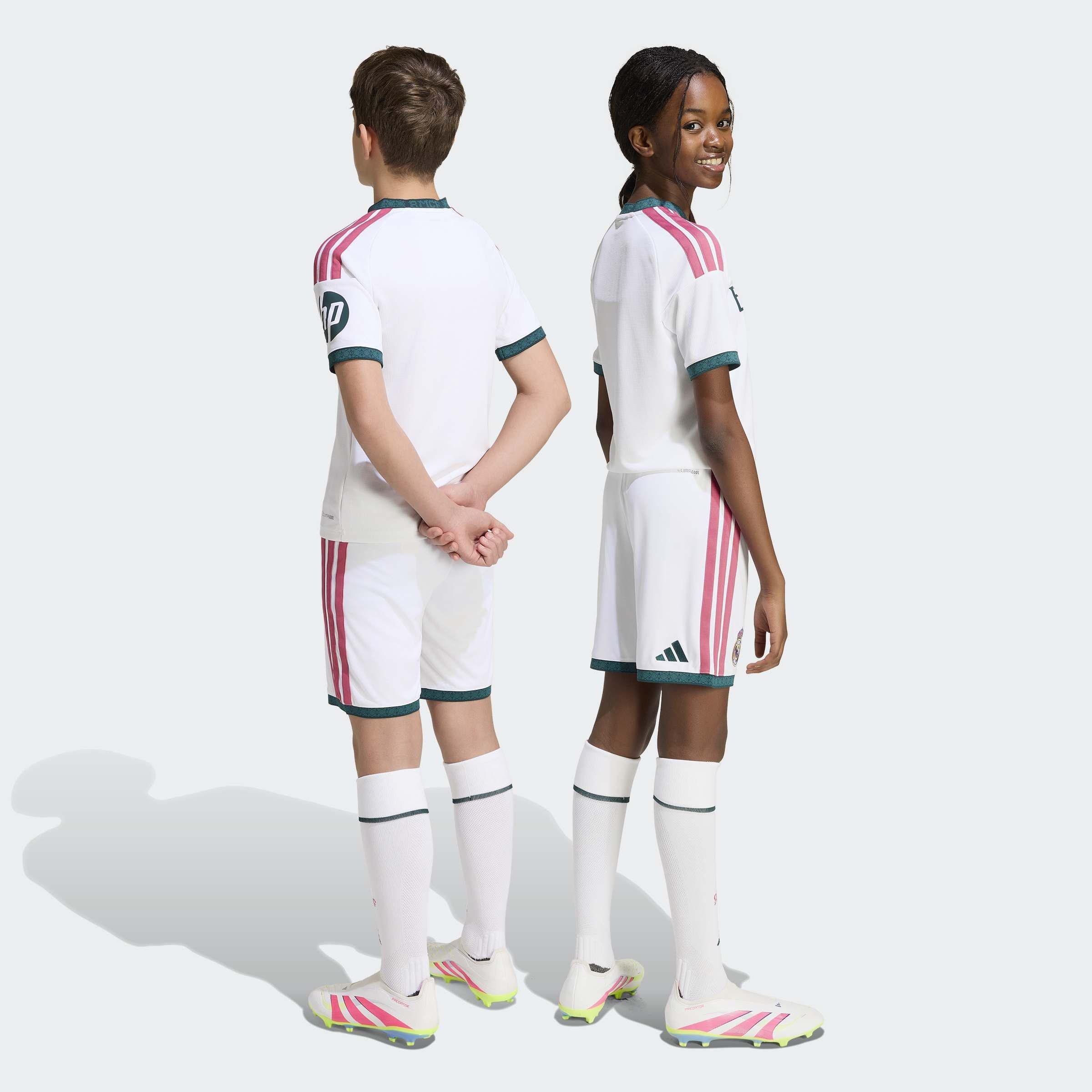 Kids Unisex Real Madrid 26/27 Home Shorts, White