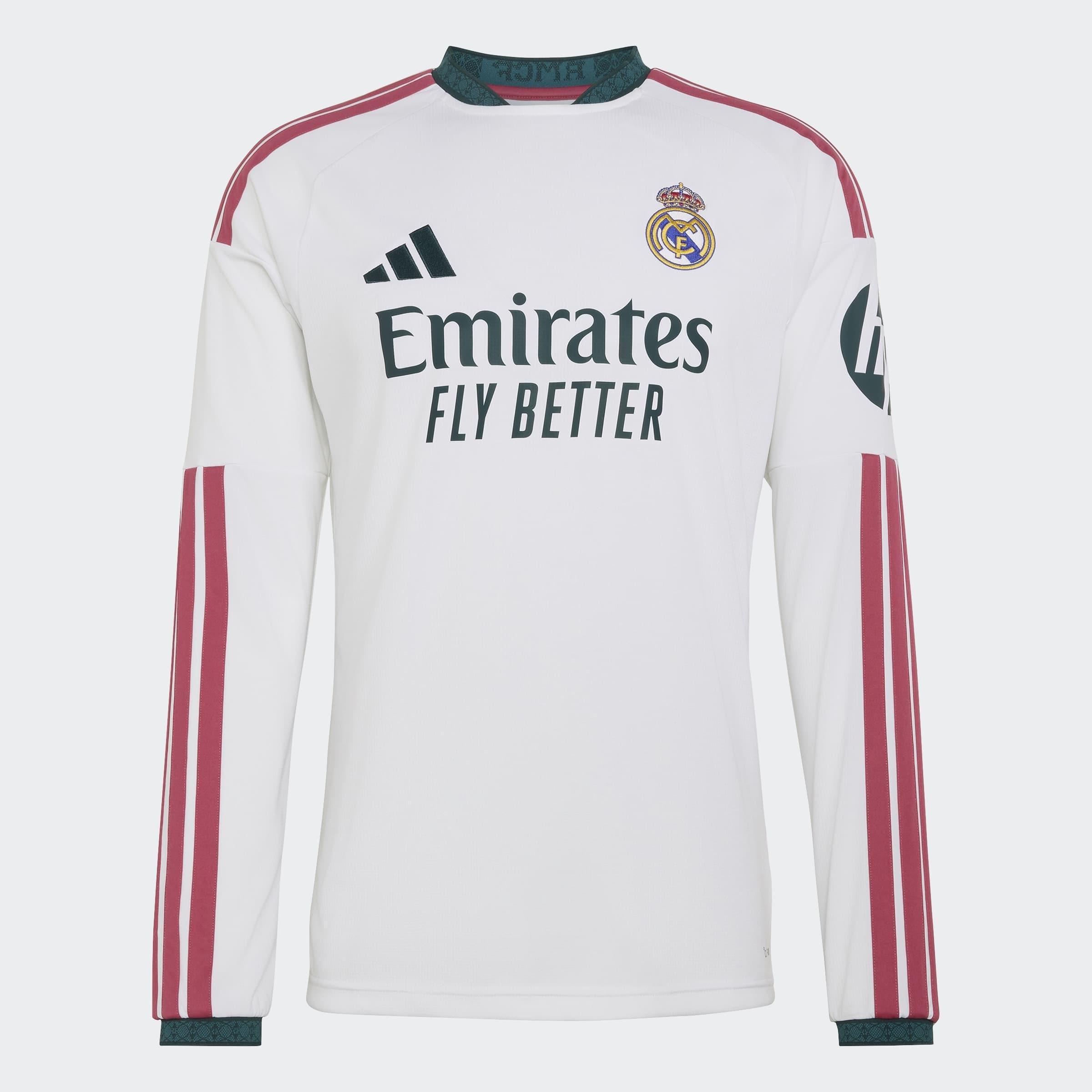 Real Madrid 26/27 Home Jersey Long Sleeve, White